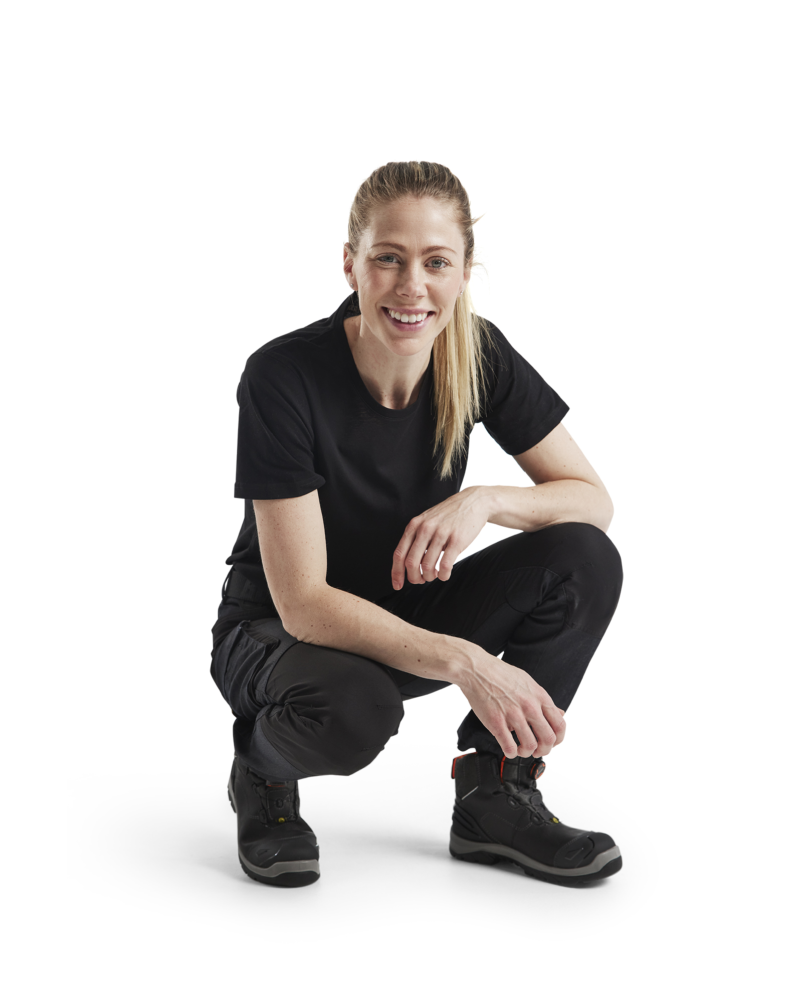 Pantalon maintenance denim stretch 2D femme 7147 Marine/Noir Blaklader - 714711478999C