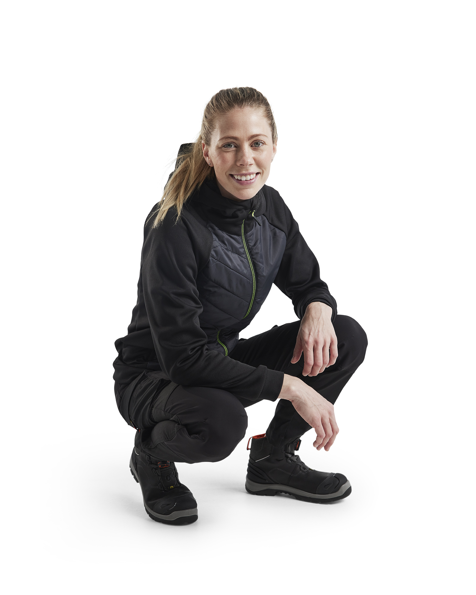 Pantalon maintenance stretch 2D femme 7147 Noir Blaklader - 714718309900C