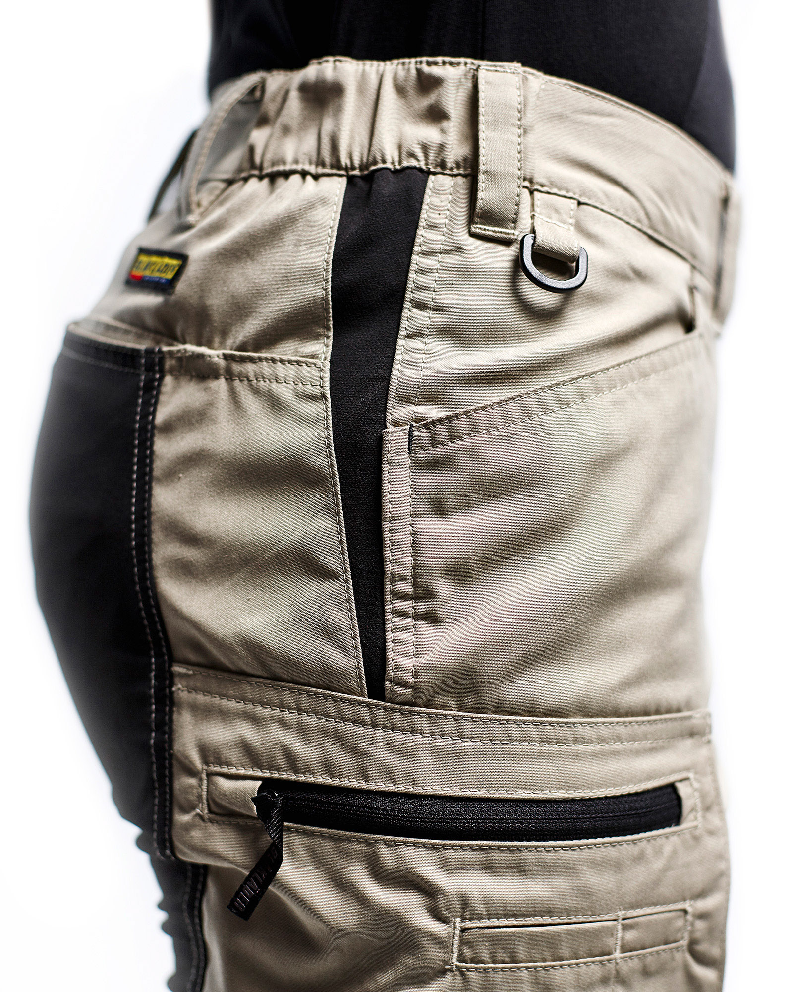 Short maintenance stretch femme 7149 Beige/Noir Blaklader - 714918452799C