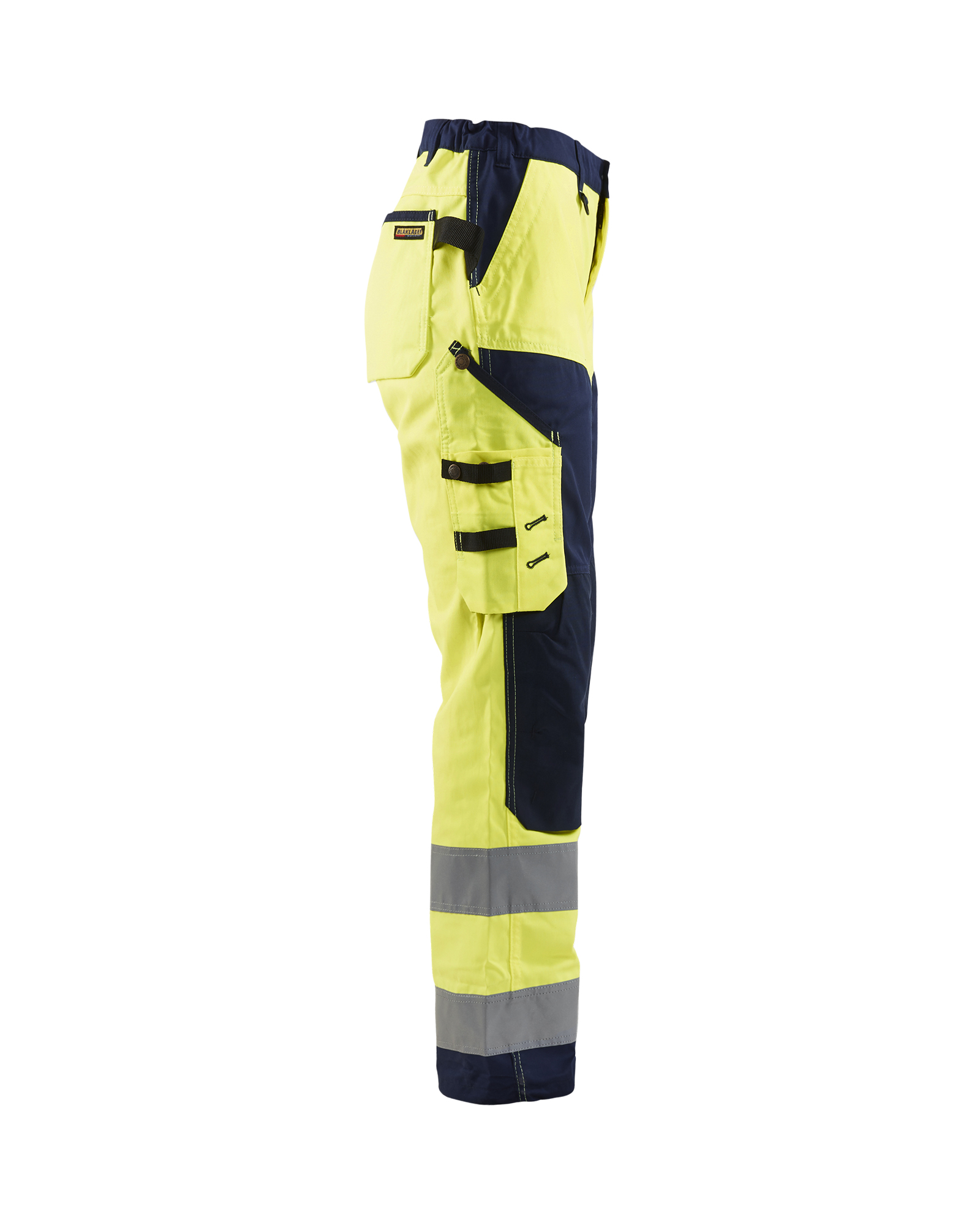 Pantalon artisan haute-visibilité femme 7155 Jaune fluo/Marine Blaklader - 715518113389C