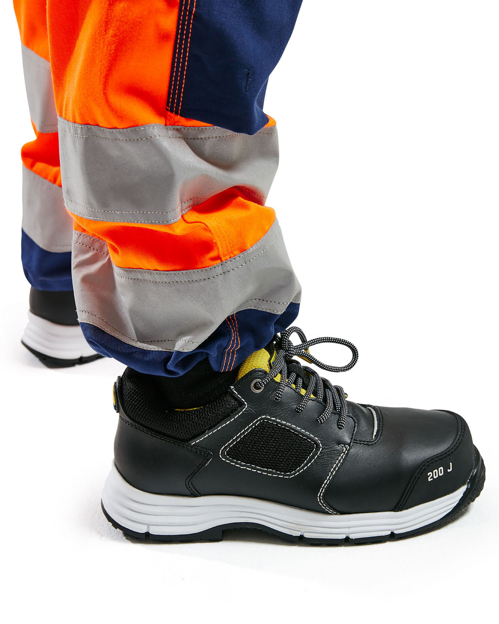 Pantalon artisan haute-visibilité femme 7155 Orange fluo/Marine Blaklader - 715518115389C