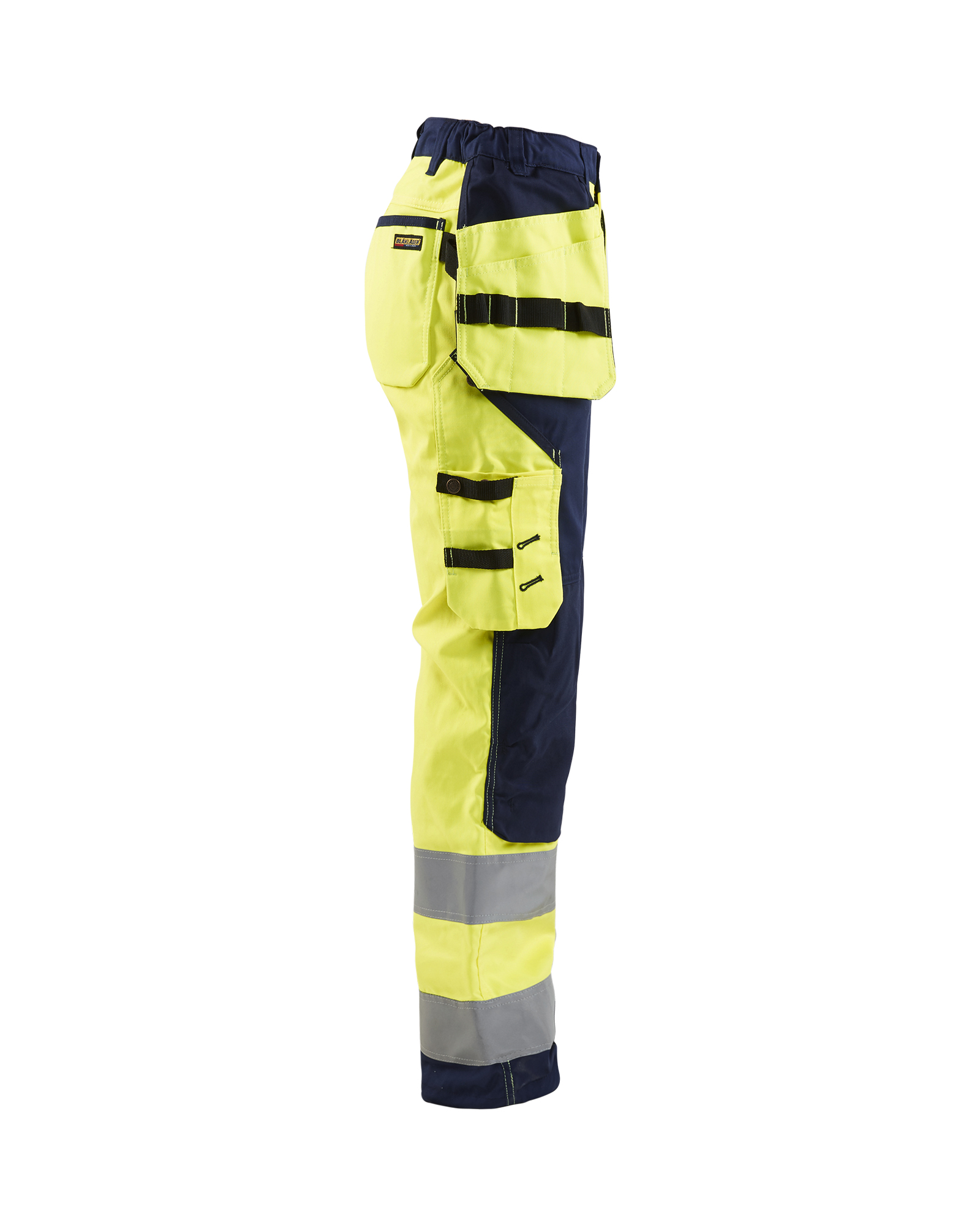 Pantalon artisan haute-visibilité femme 7156 Jaune fluo/Marine Blaklader - 715618113389C