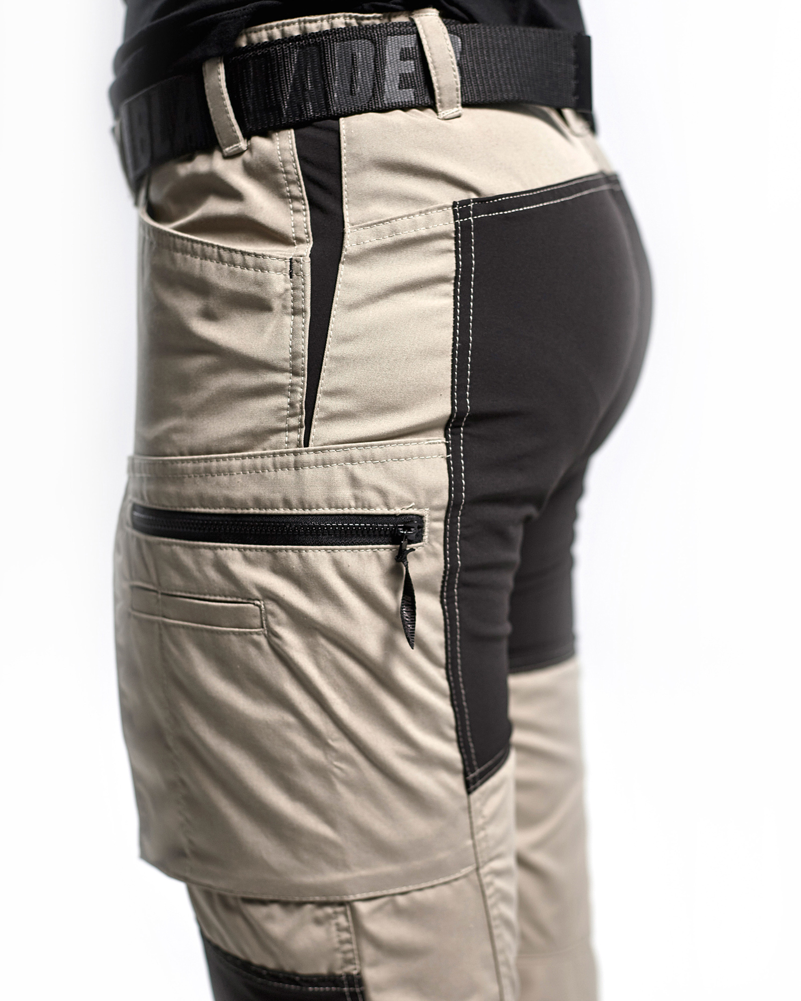 Pantalon maintenance +stretch femme 7159 Beige/Noir Blaklader - 715918452799C