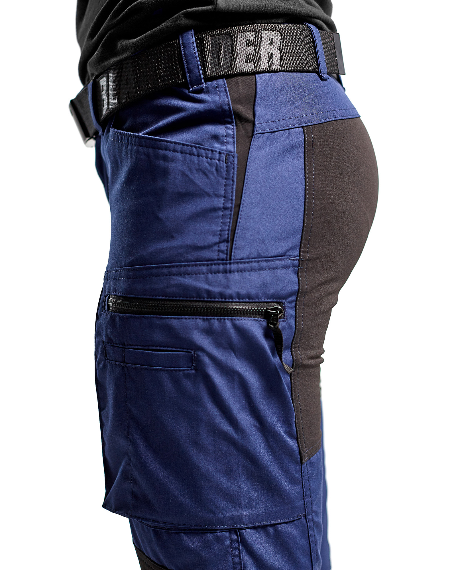 Pantalon maintenance +stretch femme 7159 Marine/Noir Blaklader - 715918458999C