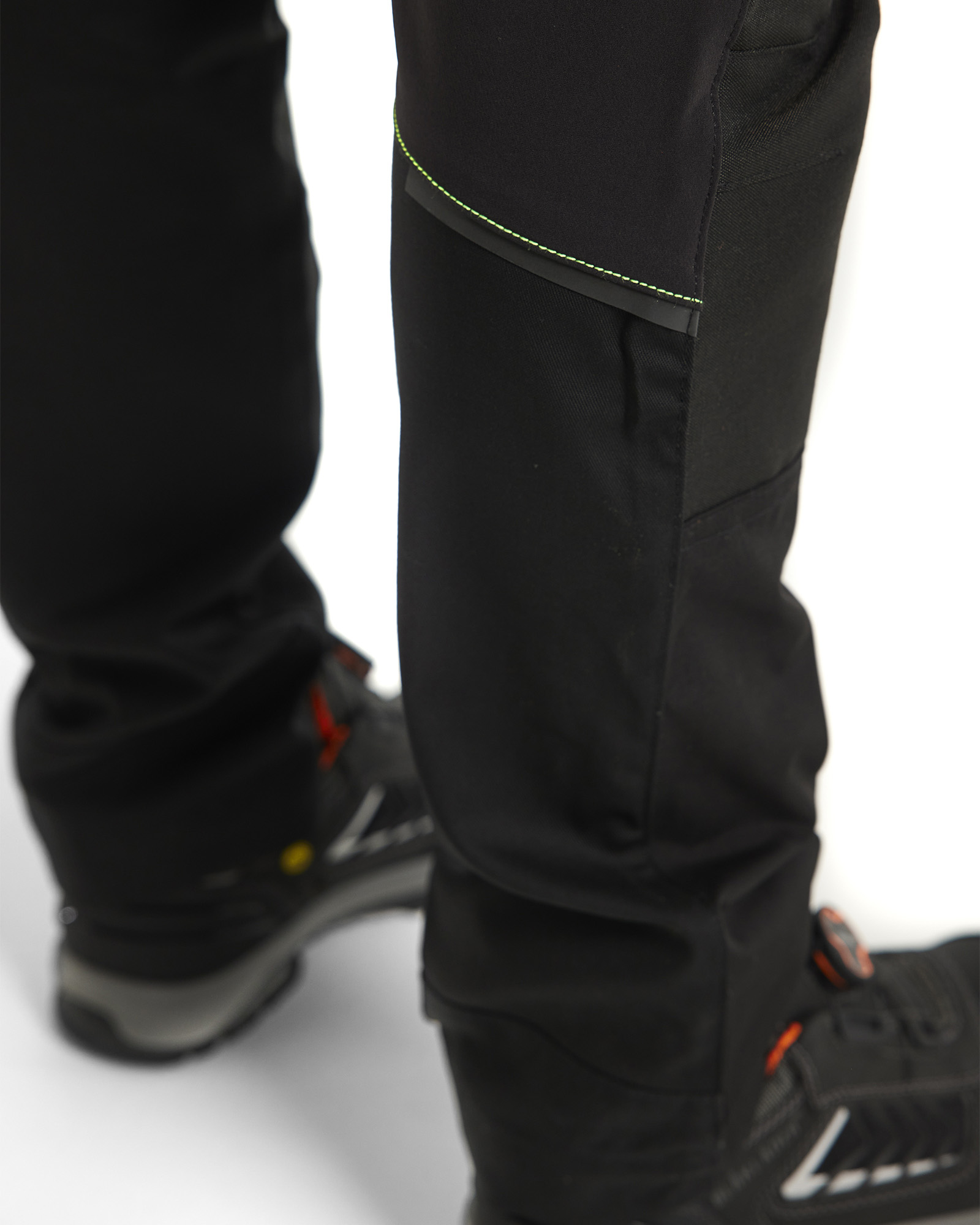 Pantalon maintenance +stretch femme 7166 Noir/Jaune fluo Blaklader - 716618459933C