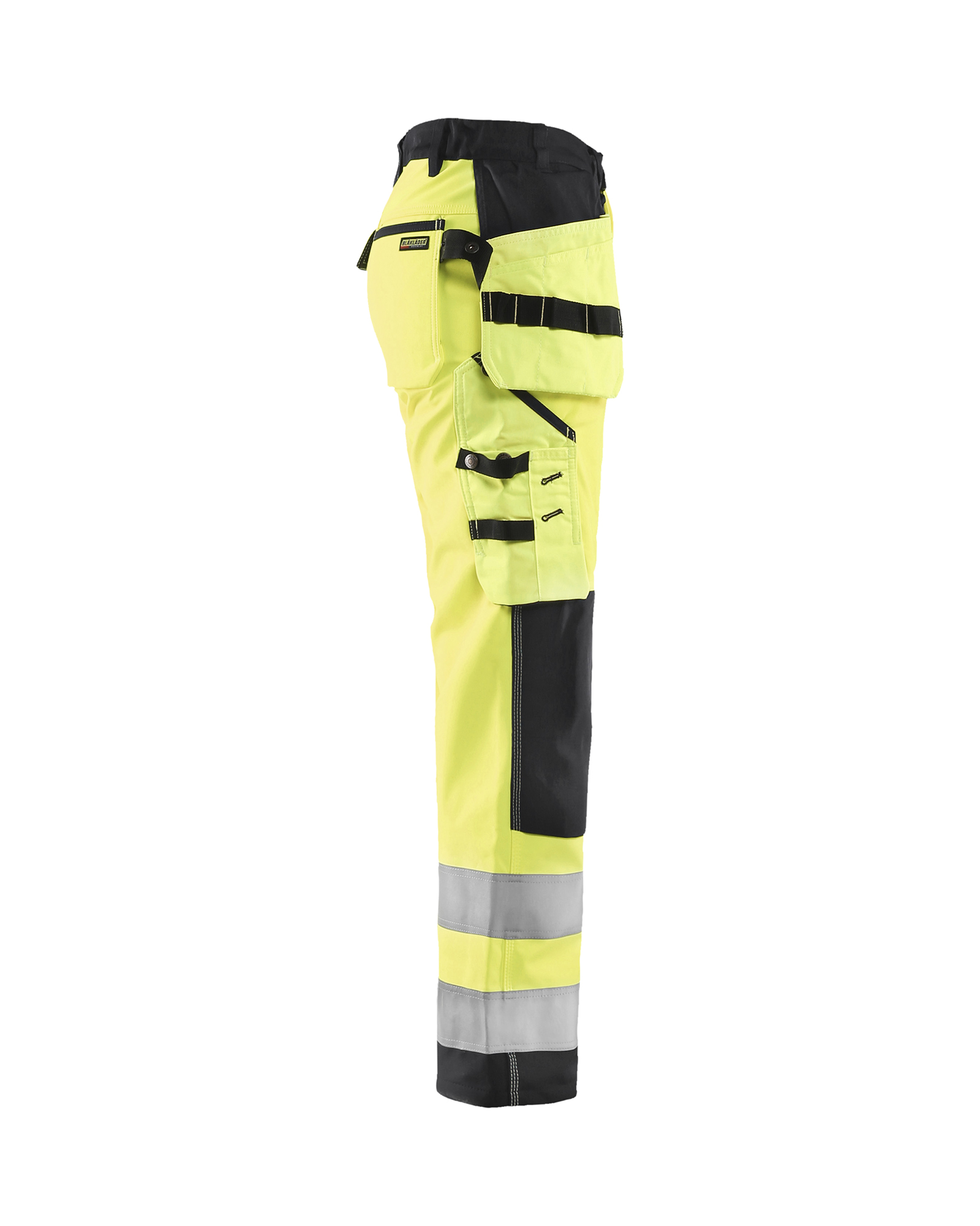 Pantalon softshell haute-visibilité femme 7167 Jaune fluo/Noir Blaklader - 716725173399C