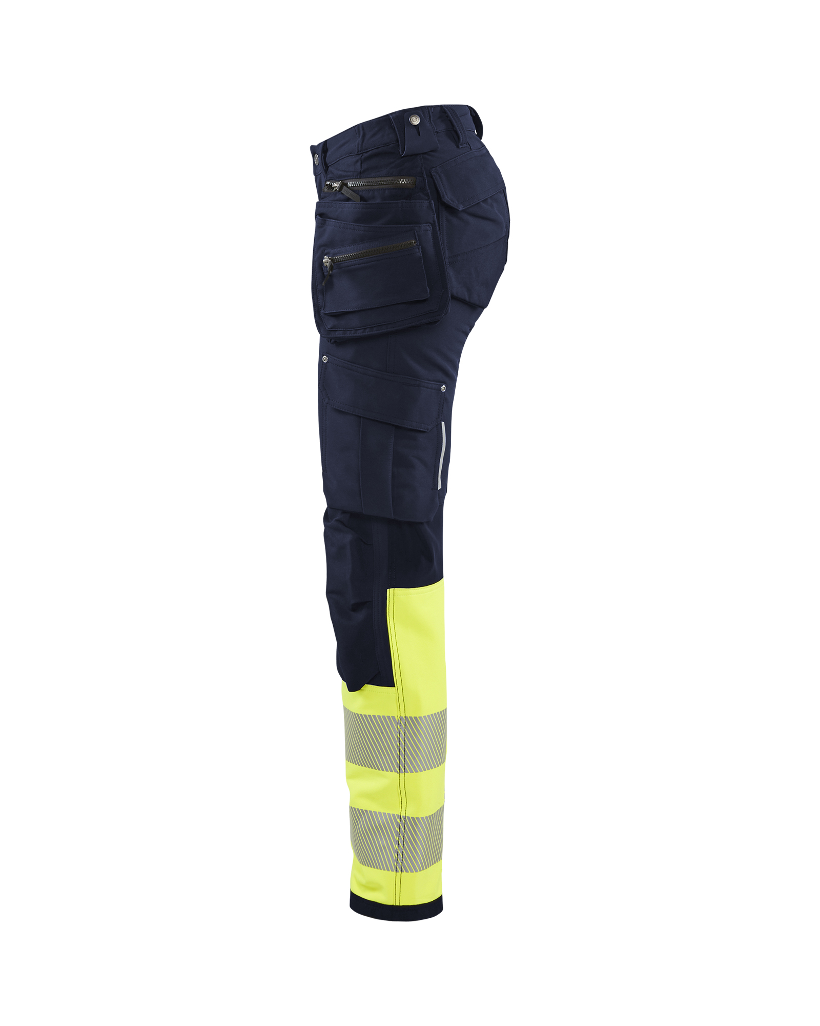 Pantalon stretch 4D haute-visibilité femme 7193 Marine/Jaune fluo Blaklader - 719316428933C