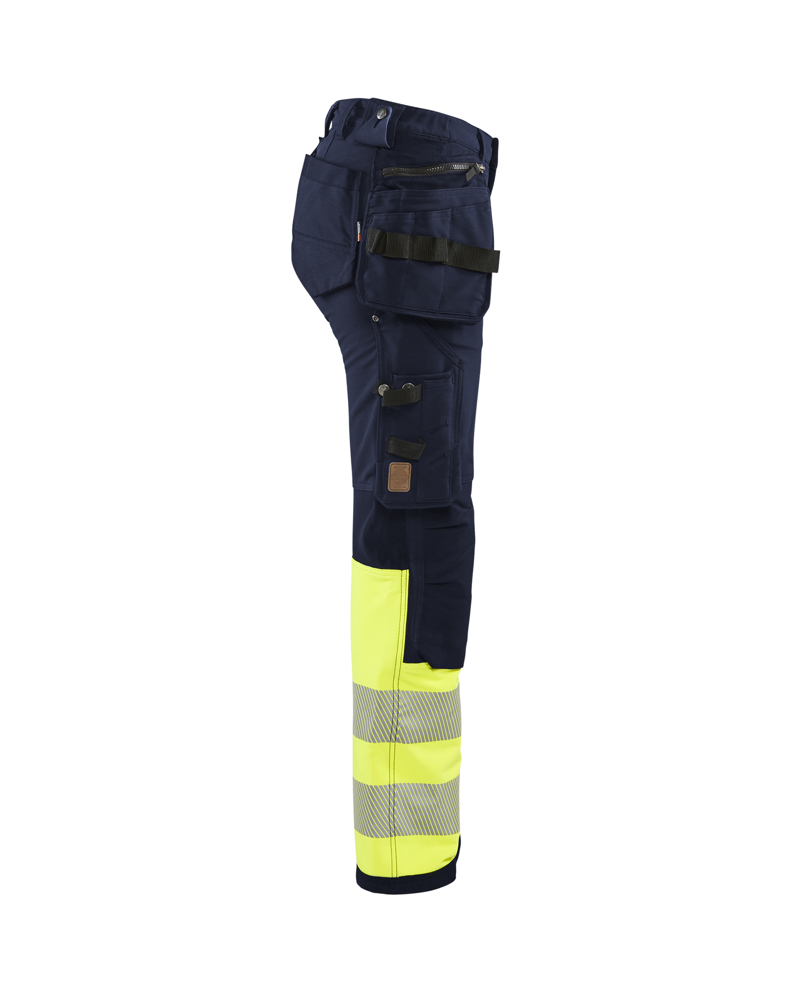 Pantalon stretch 4D haute-visibilité femme 7193 Noir/Jaune fluo Blaklader - 719316429933C