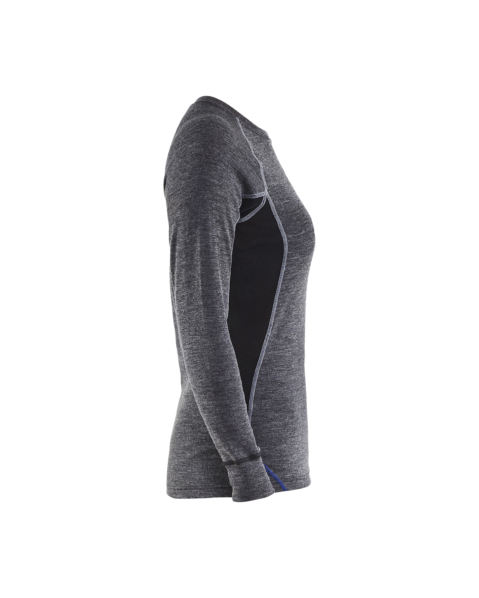 Haut de sous-vêtements WARM femme 7200 Gris moyen/Noir Blaklader - 720017329699