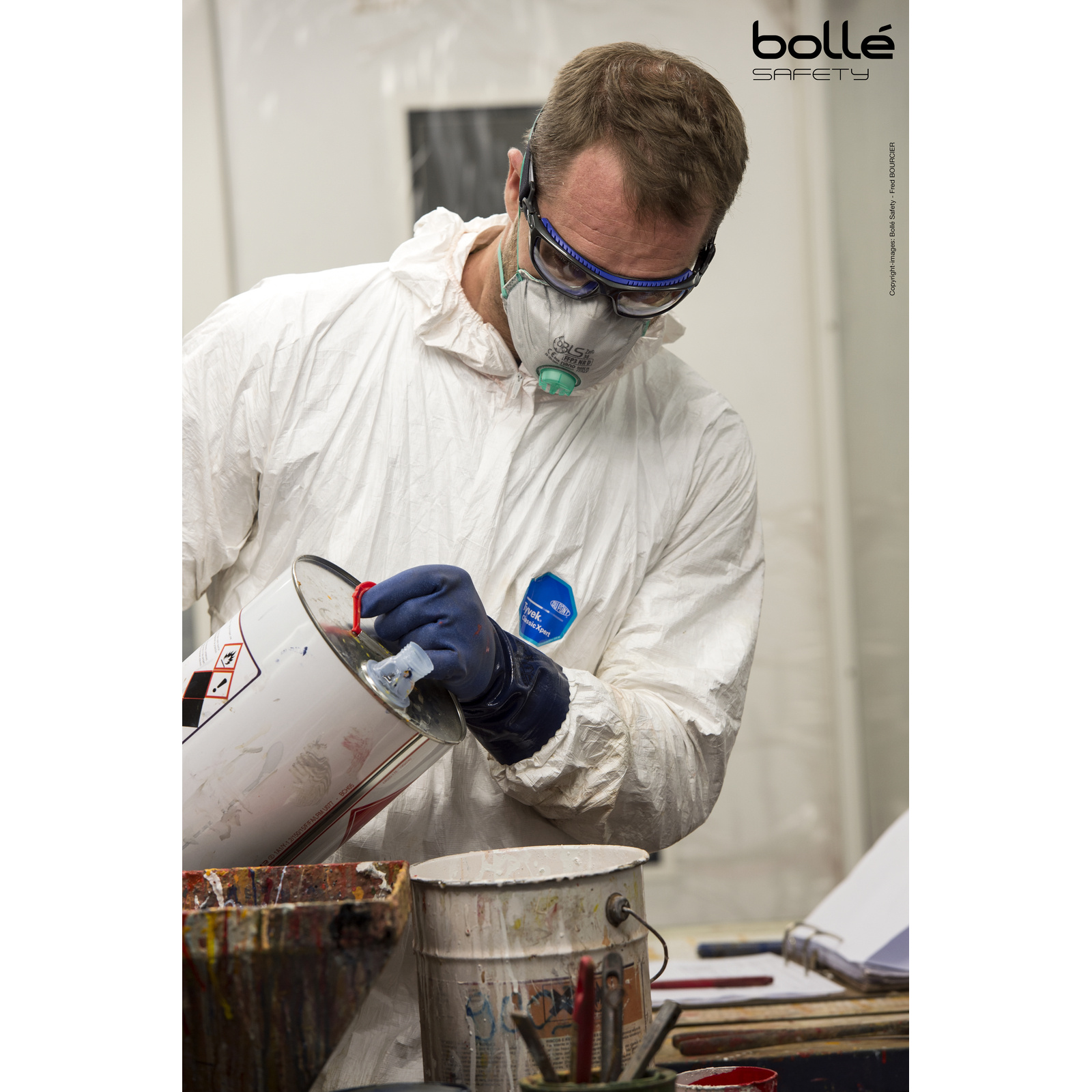 Lunette hybride incolore BAXTER BOLLÉ SAFETY - BAXPSI