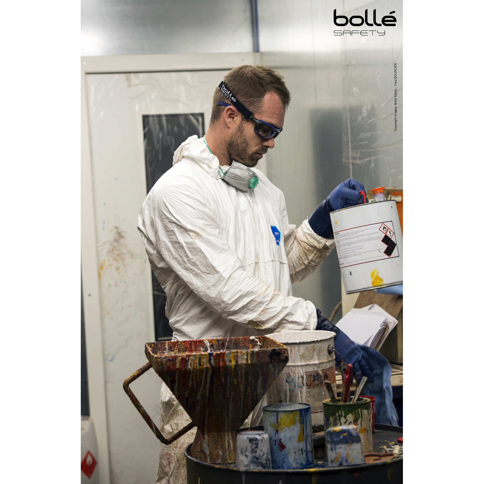 Lunette hybride incolore BAXTER BOLLÉ SAFETY - BAXPSI