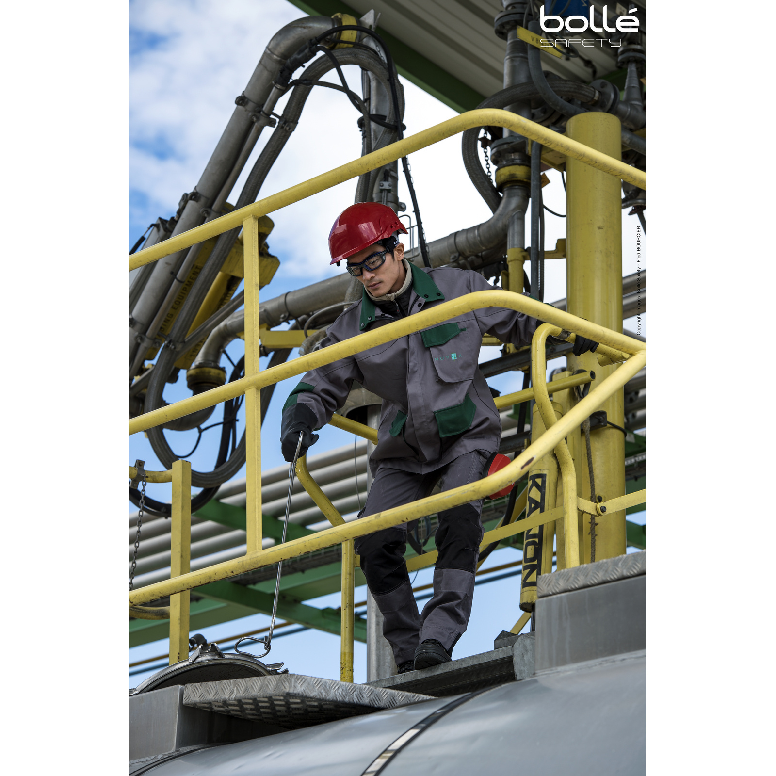 Lunette hybride incolore BAXTER BOLLÉ SAFETY - BAXPSI