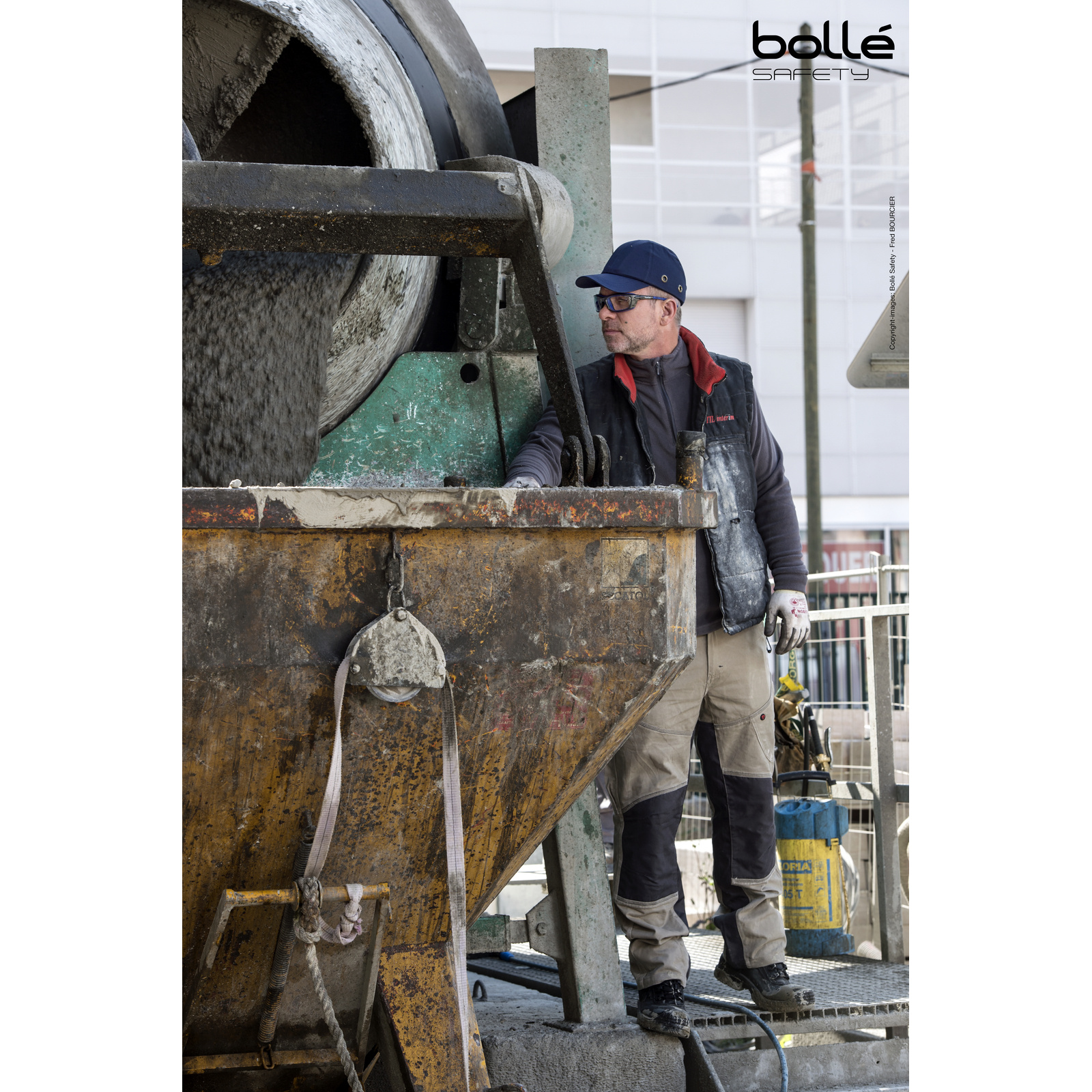 Lunette hybride incolore BAXTER BOLLÉ SAFETY - BAXPSI