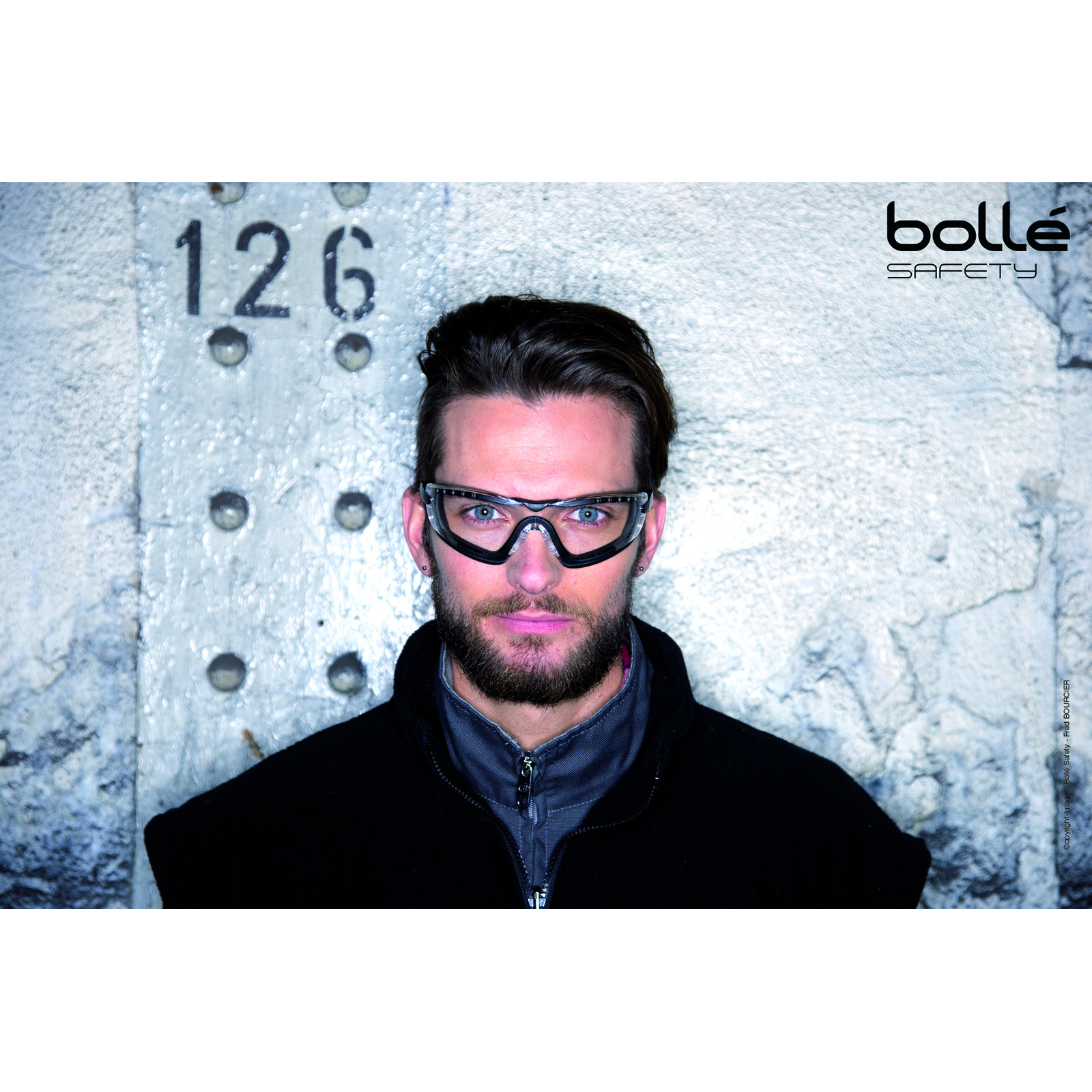 Masque incolore monture mousse COBRA BOLLÉ SAFETY - COBFSPSI
