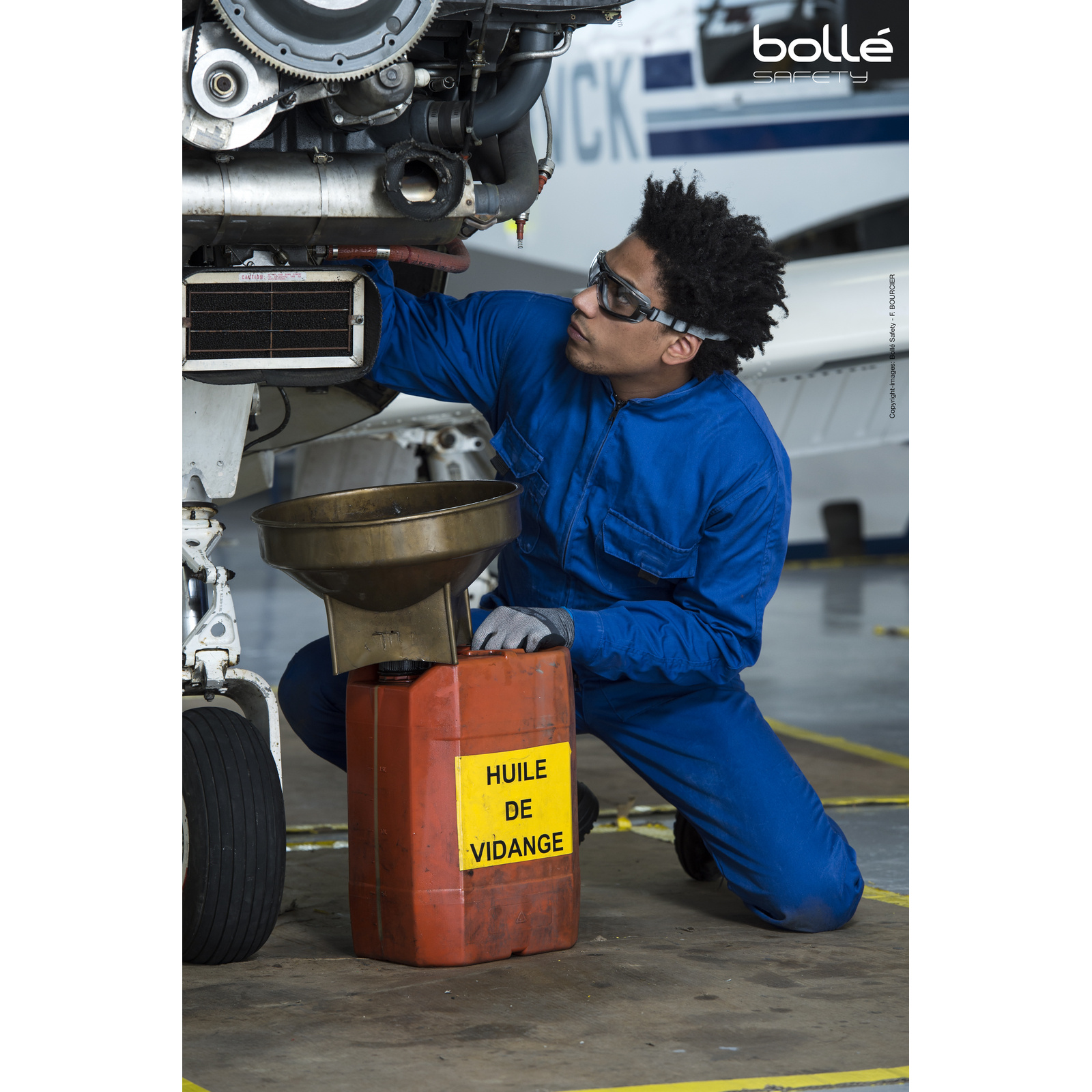 Masque incolore TPR COBRA BOLLÉ SAFETY - COBTPRPSI