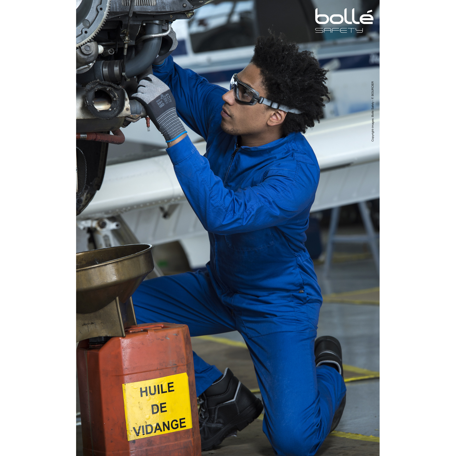 Masque incolore TPR COBRA BOLLÉ SAFETY - COBTPRPSI