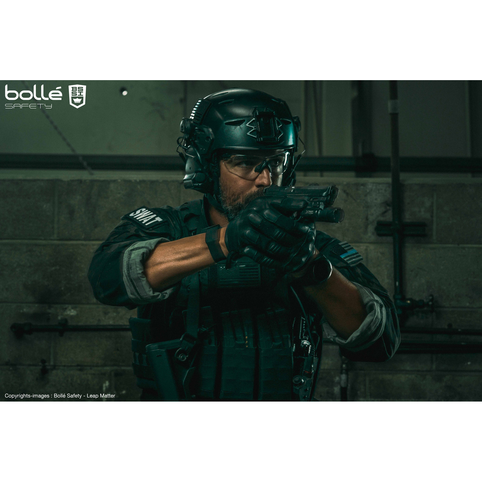 Lunette COMBAT KIT BOLLÉ SAFETY - COMBKITN