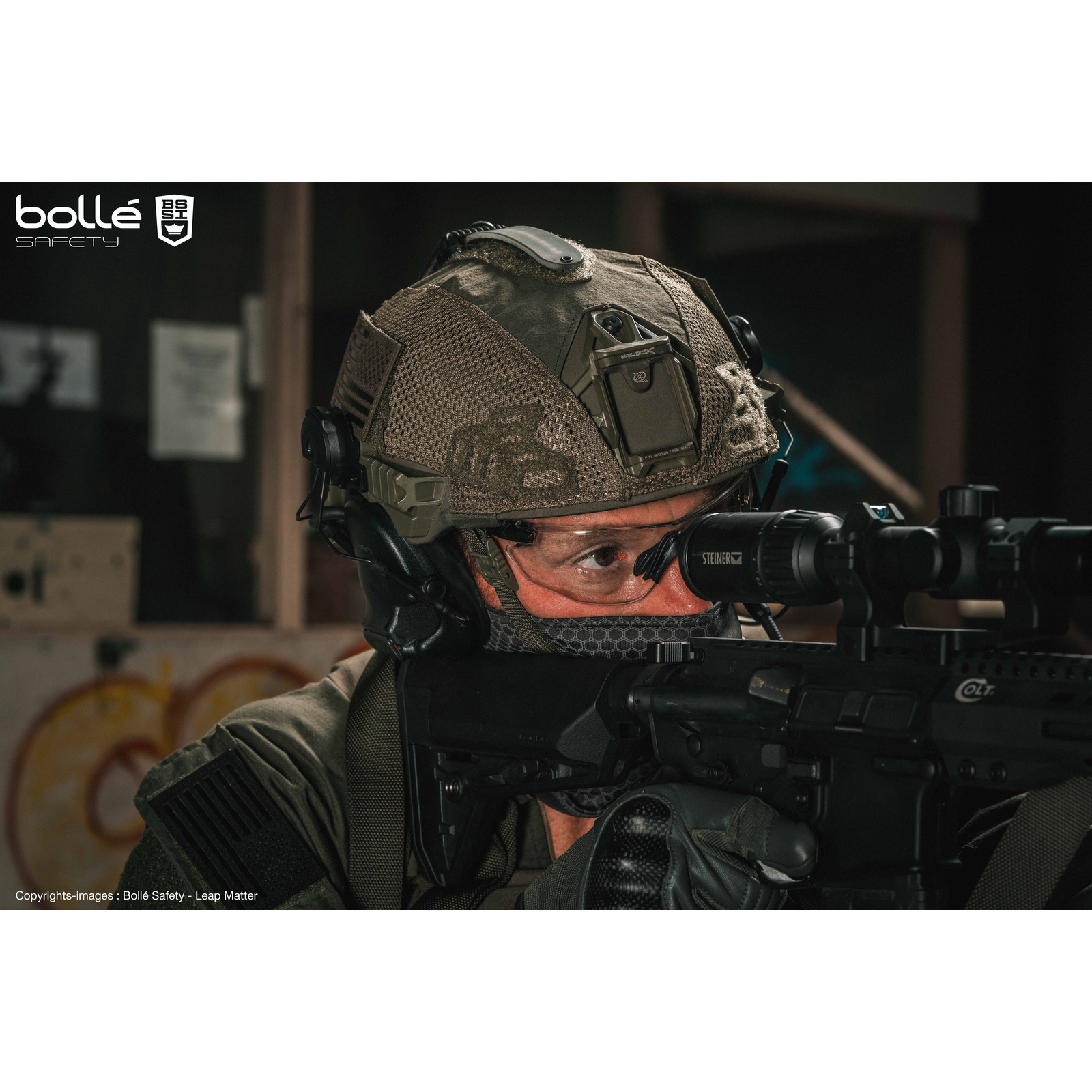 Lunette COMBAT KIT BOLLÉ SAFETY - COMBKITN