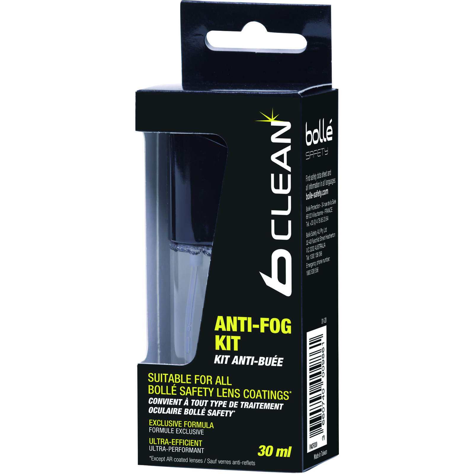 Solution de nettoyage B200 BOLLÉ SAFETY - PACF030