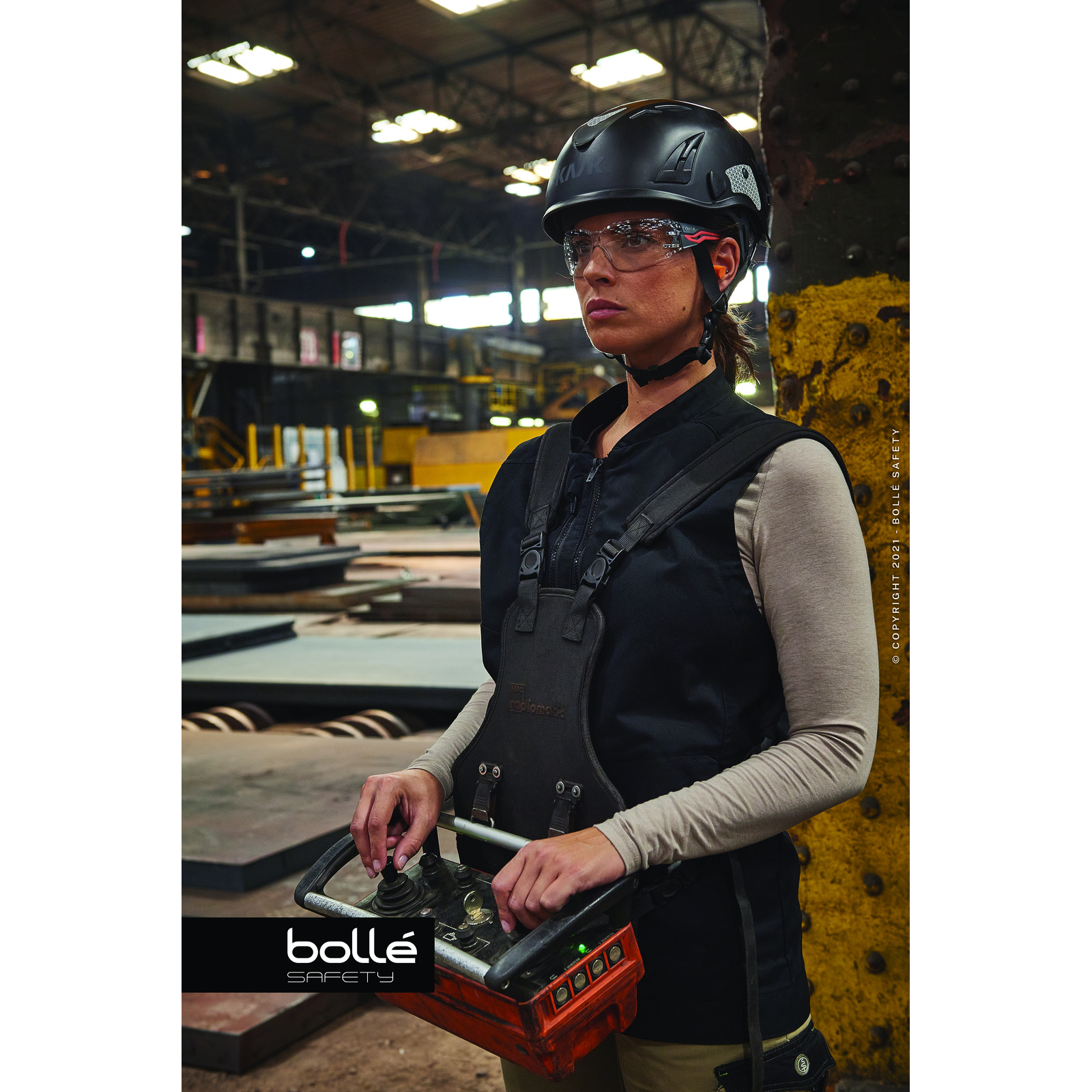 Lunette incolore SILEX+ SMALL BOLLÉ SAFETY - PSSSILP0402
