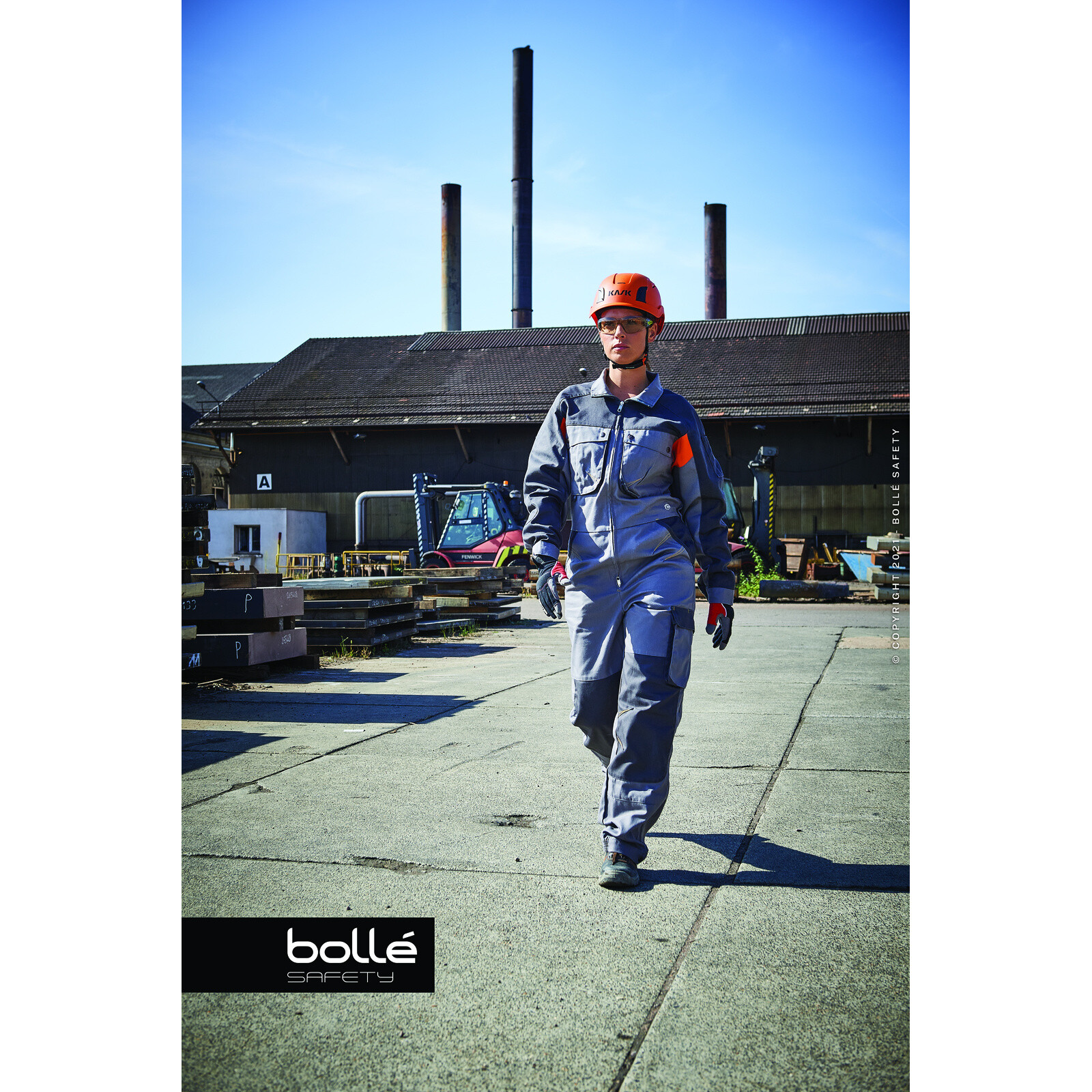 Lunette Copper SILEX+ SMALL BOLLÉ SAFETY - PSSSILPC092