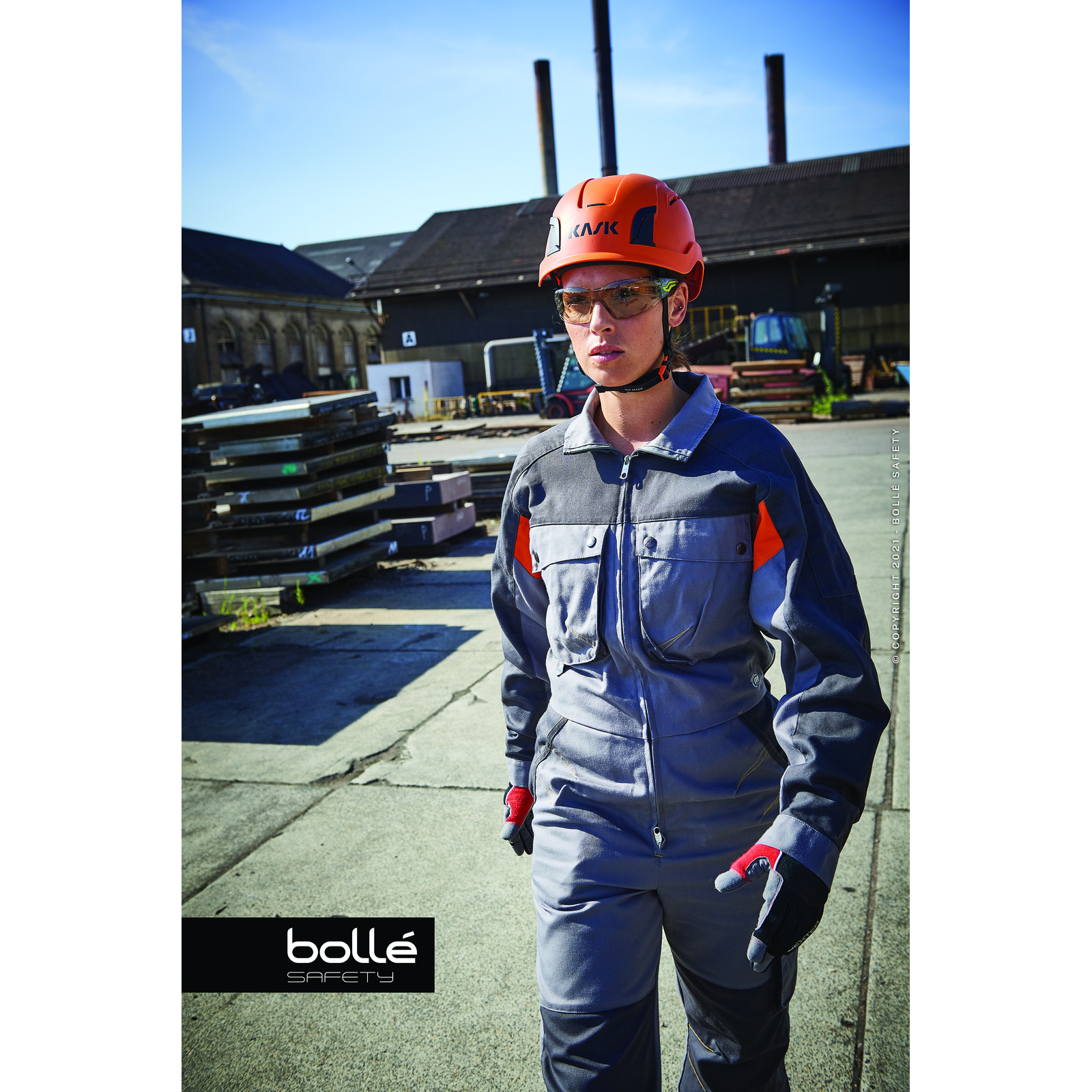 Lunette Copper SILEX+ SMALL BOLLÉ SAFETY - PSSSILPC092