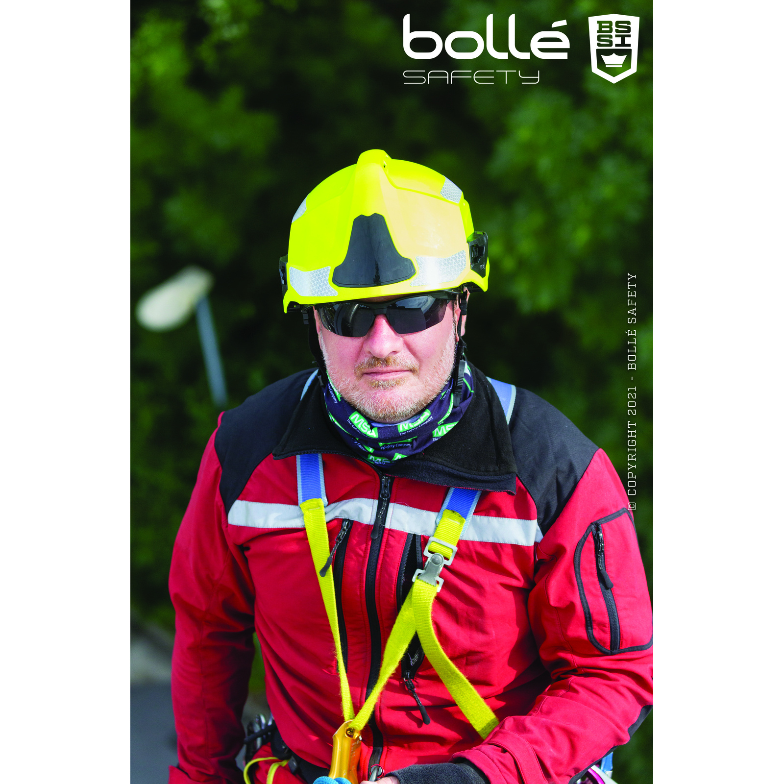 Lunette fumée monture noir TRYON BOLLÉ SAFETY - PSSTRYO443B