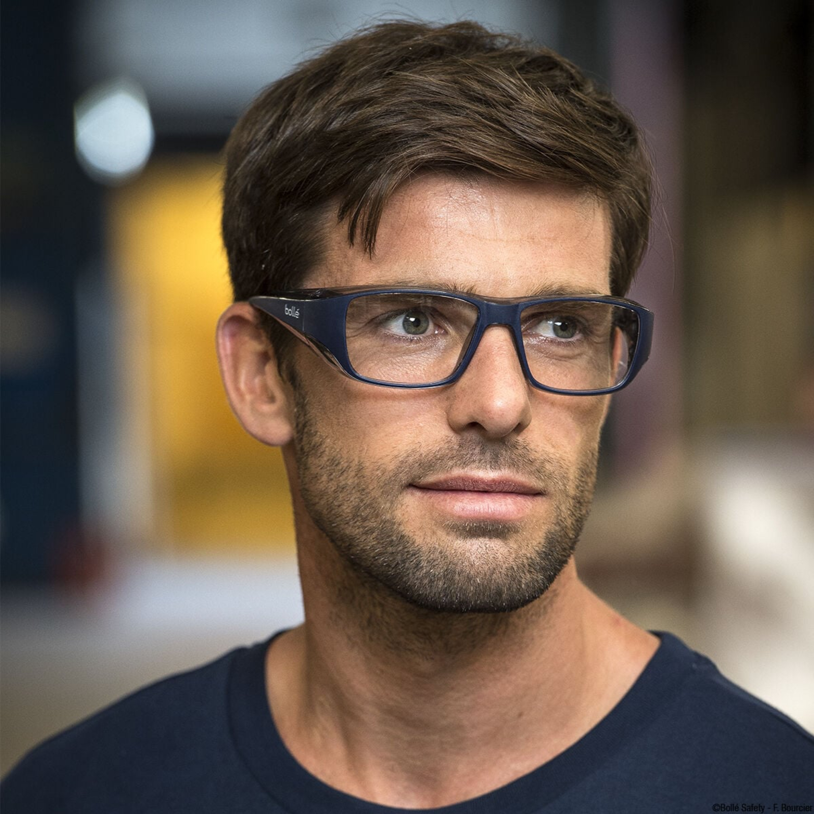 Lunettes de sécurité à la vue bleu marine SEAMLESS BOLLE - KLASSEE