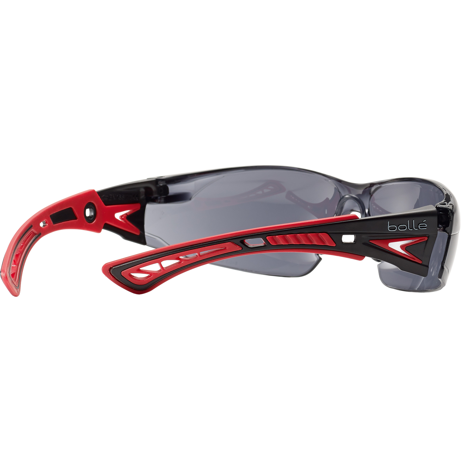 Lunette fumée monture noir/rouge RUSH+ BOLLÉ SAFETY - RUSHPPSF