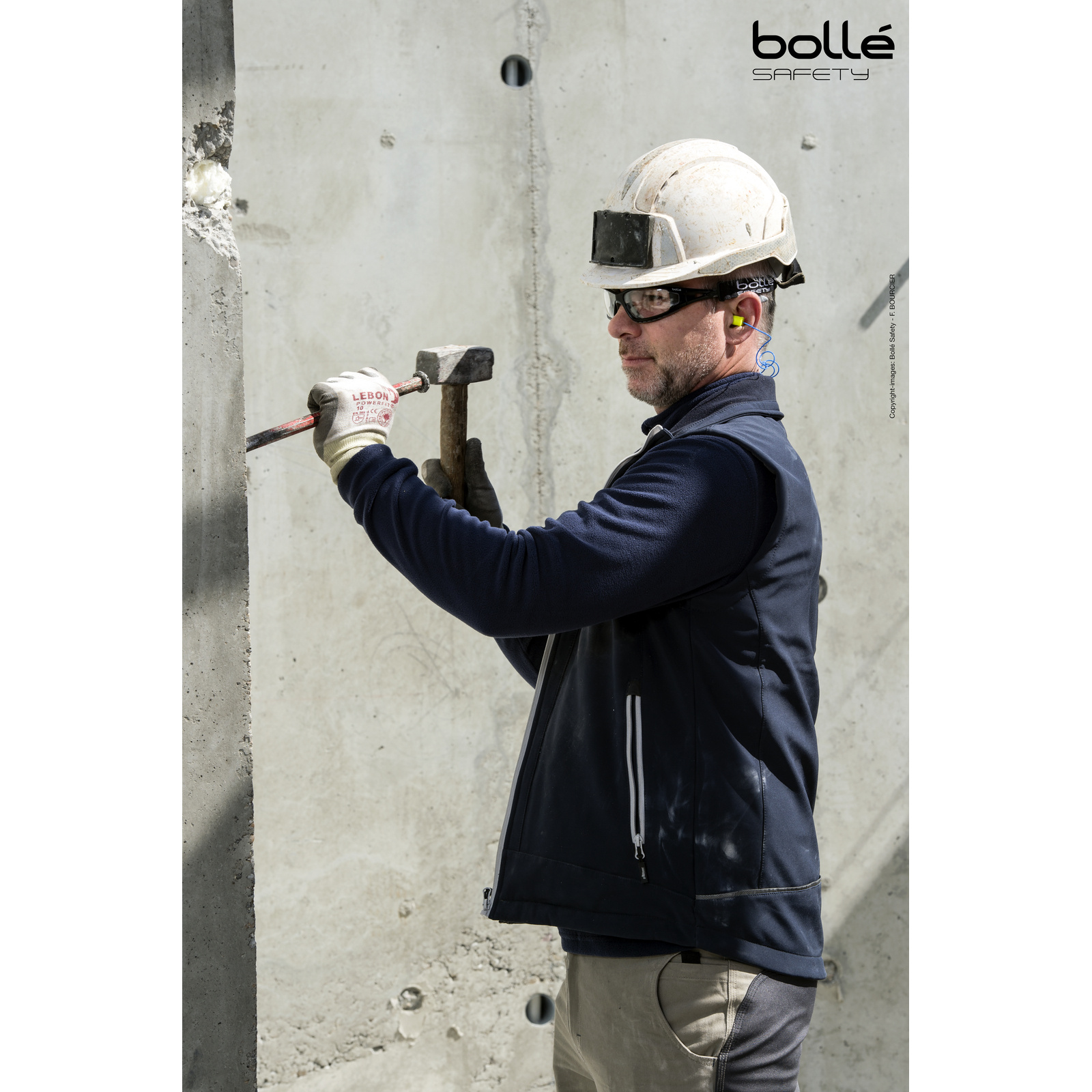 Lunette incolore TRACKER BOLLÉ SAFETY - TRACPSI