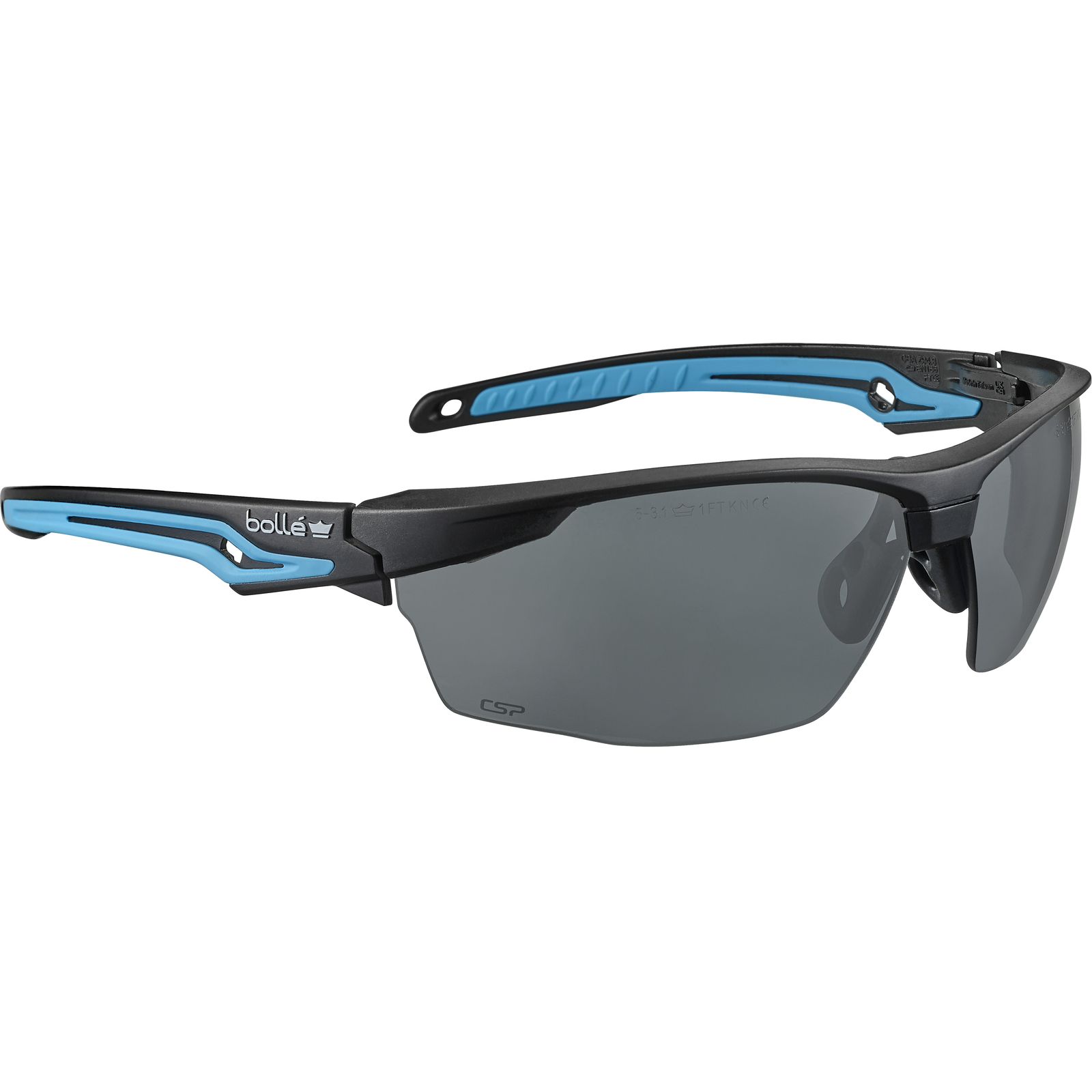 Lunette fumée monture noir/bleu TRYON BOLLÉ SAFETY - TRYONN20E