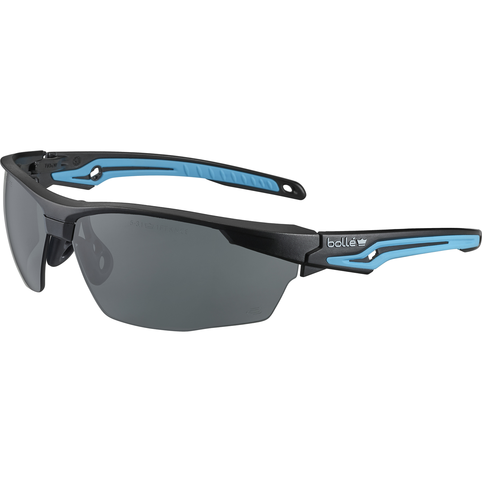 Lunette fumée monture noir/bleu TRYON BOLLÉ SAFETY - TRYONN20E