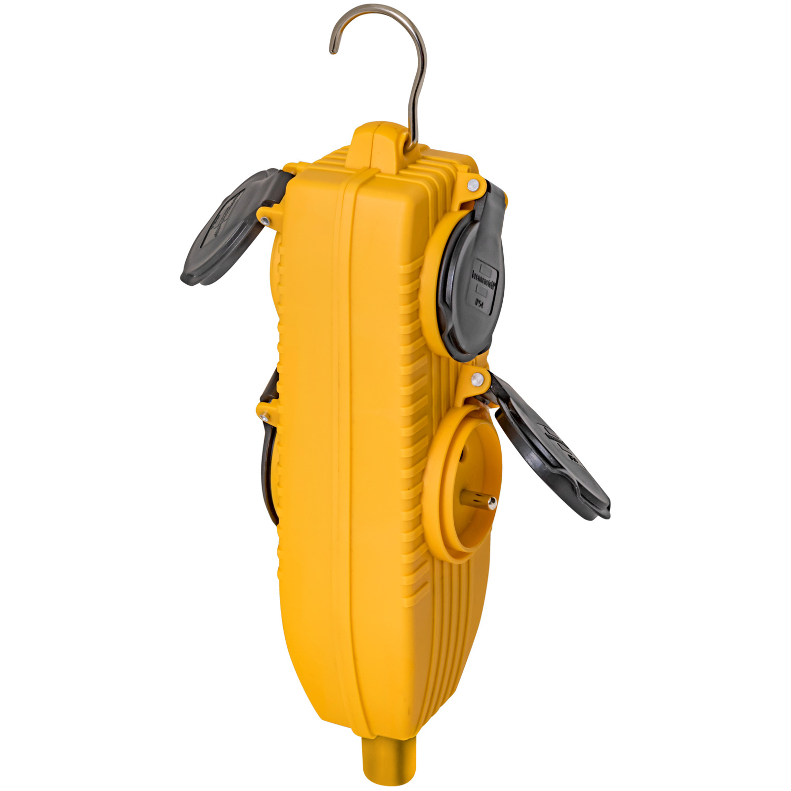 Bloc 4 prises mobile Powerblock 2P+T 16A/230V IP54 jaune BRENNENSTUHL - 1081071010
