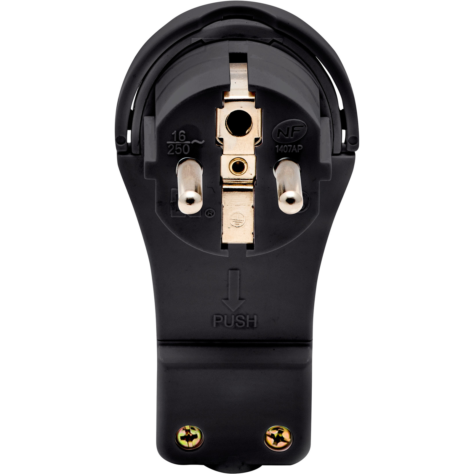 Fiche plate électrique mobile noire BRENNENSTUHL - 1081361010