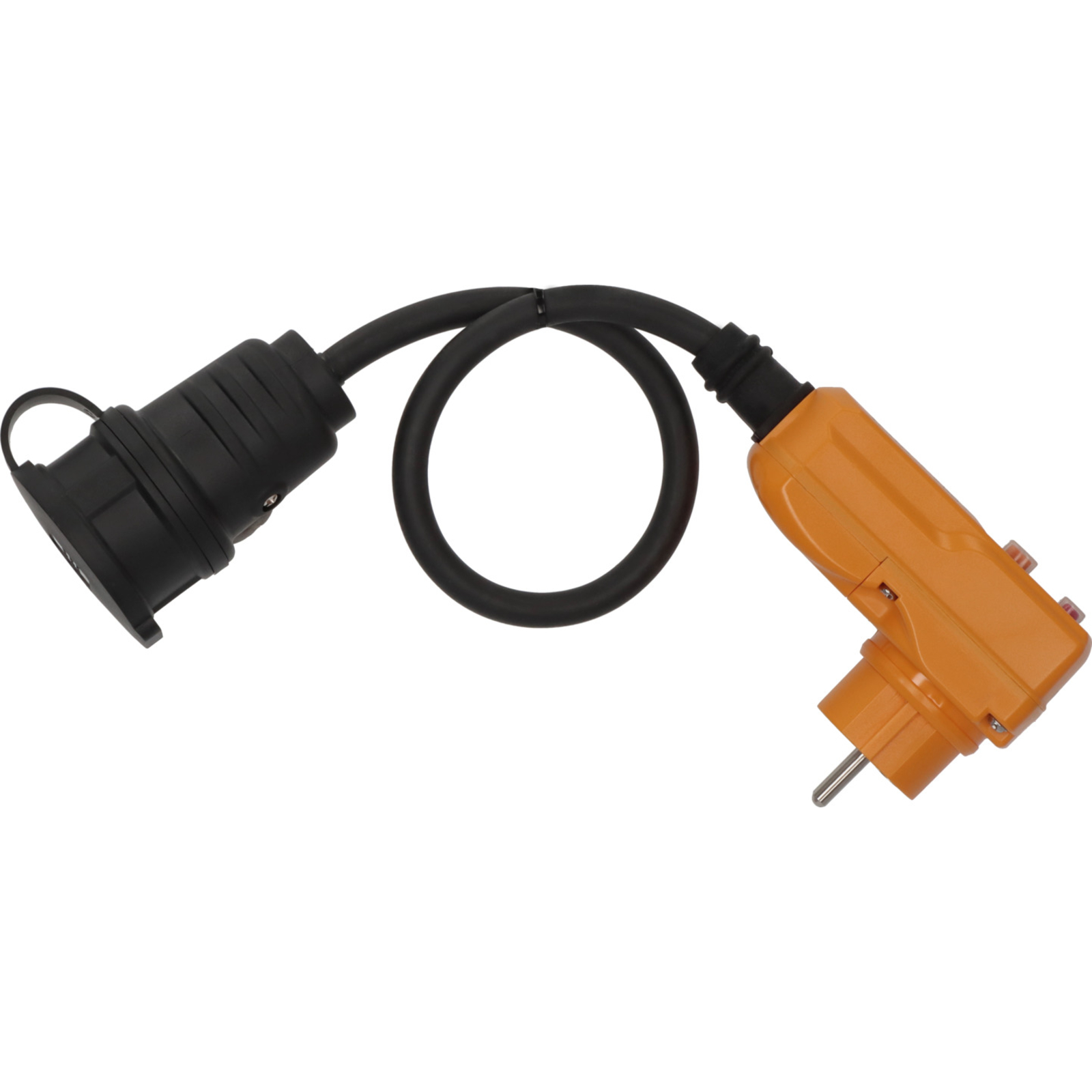 Rallonge électrique avec fiche différentielle 10mA et prolongateur 0,5m H07RN-F  BRENNENSTUHL - 1132731