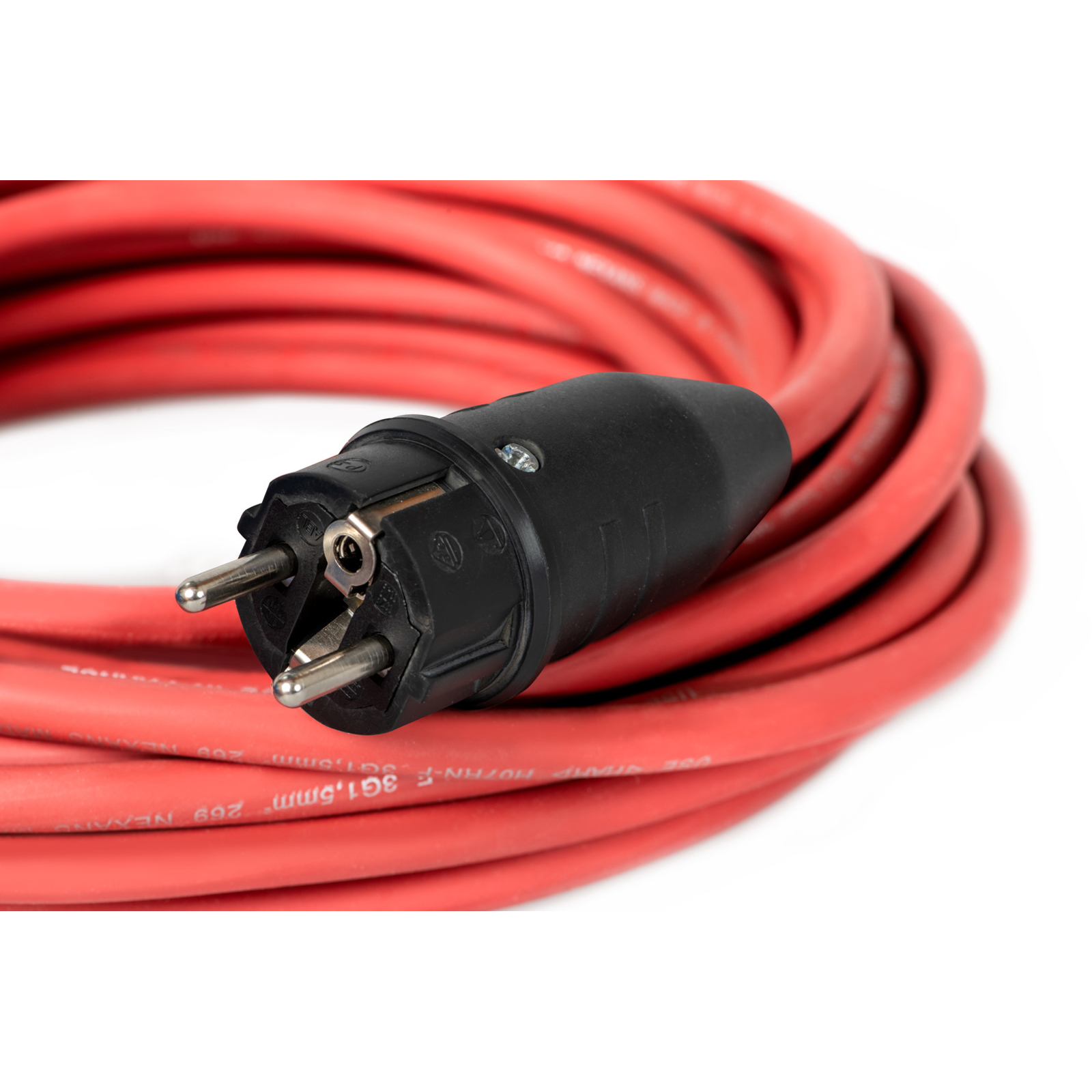 Rallonge électrique IP44 15m H07RN-F 3G1,5 rouge double prise CEE P17 2P+T 16A – fiche française BRENNENSTUHL - 1133001
