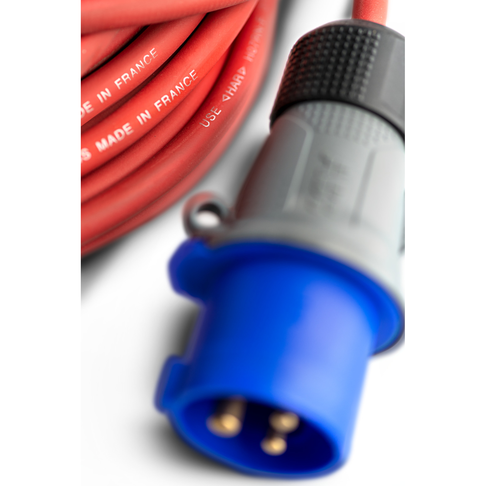 Rallonge électrique IP44 10m H07RN-F 3G2,5 rouge double prise CEE P17 2P+T 16A BRENNENSTUHL - 1133021
