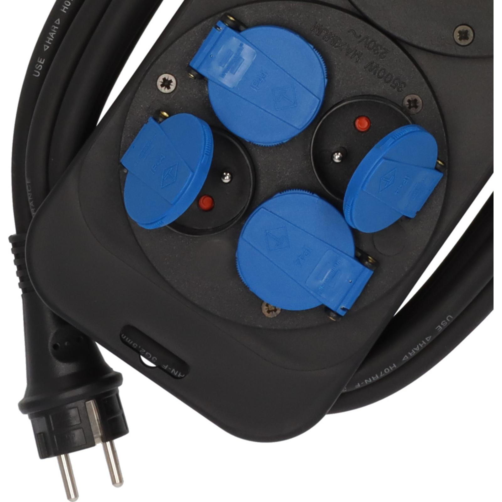Coffret électrique mobile avec interrupteur différentiel 30mA 5m H07RN-F 3G2,5 BRENNENSTUHL - 1152301