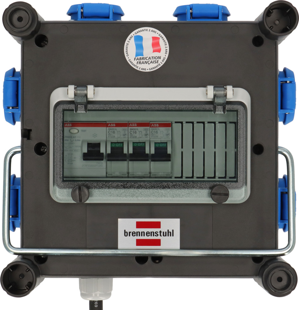 Coffret électrique mobile BD 6M/16 IP44 5m H07RN-F 3G2,5 BRENNENSTUHL - 1153660006
