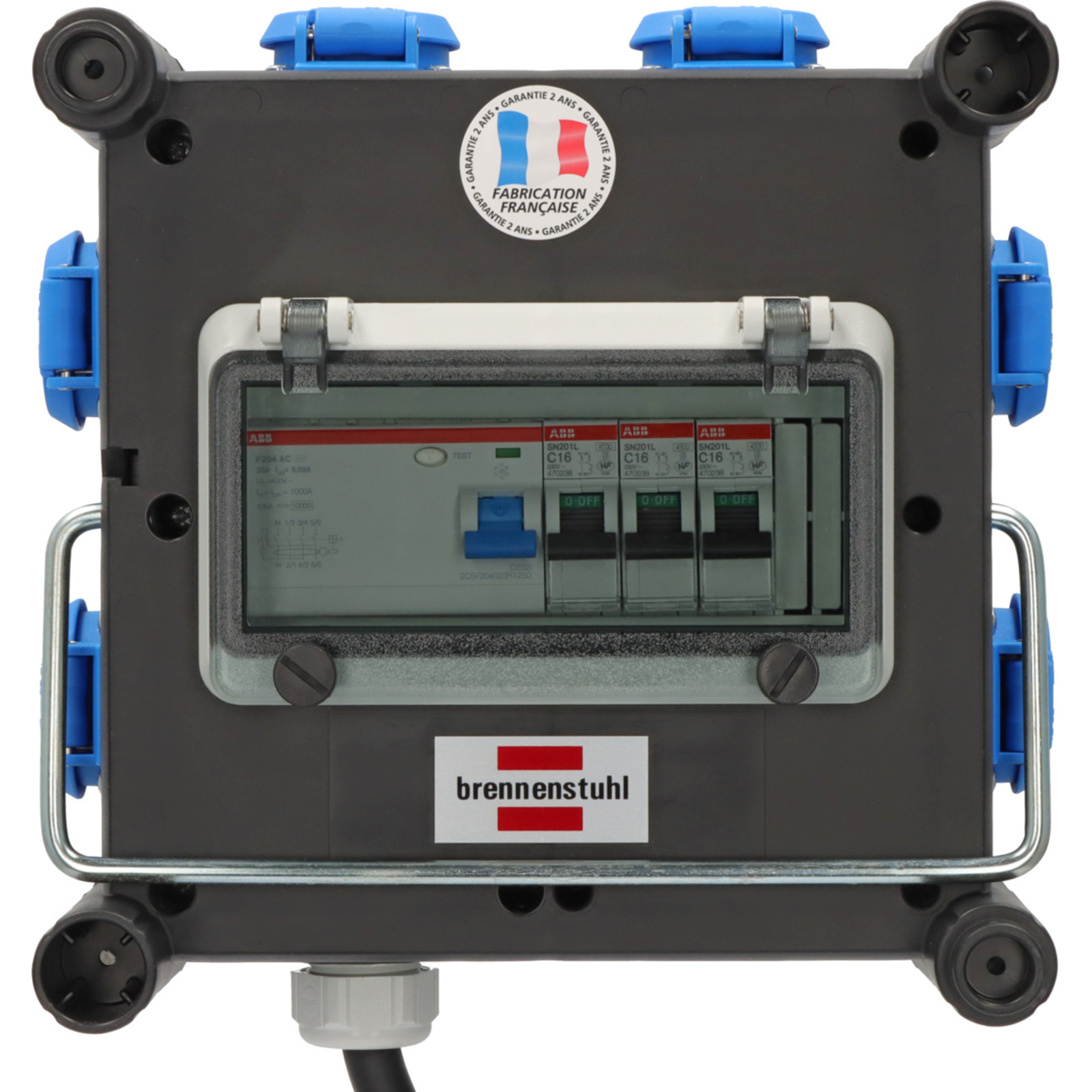 Coffret électrique mobile BDT 6M/16 IP44 2m H07RN-F 5G2,5 BRENNENSTUHL - 1153661006