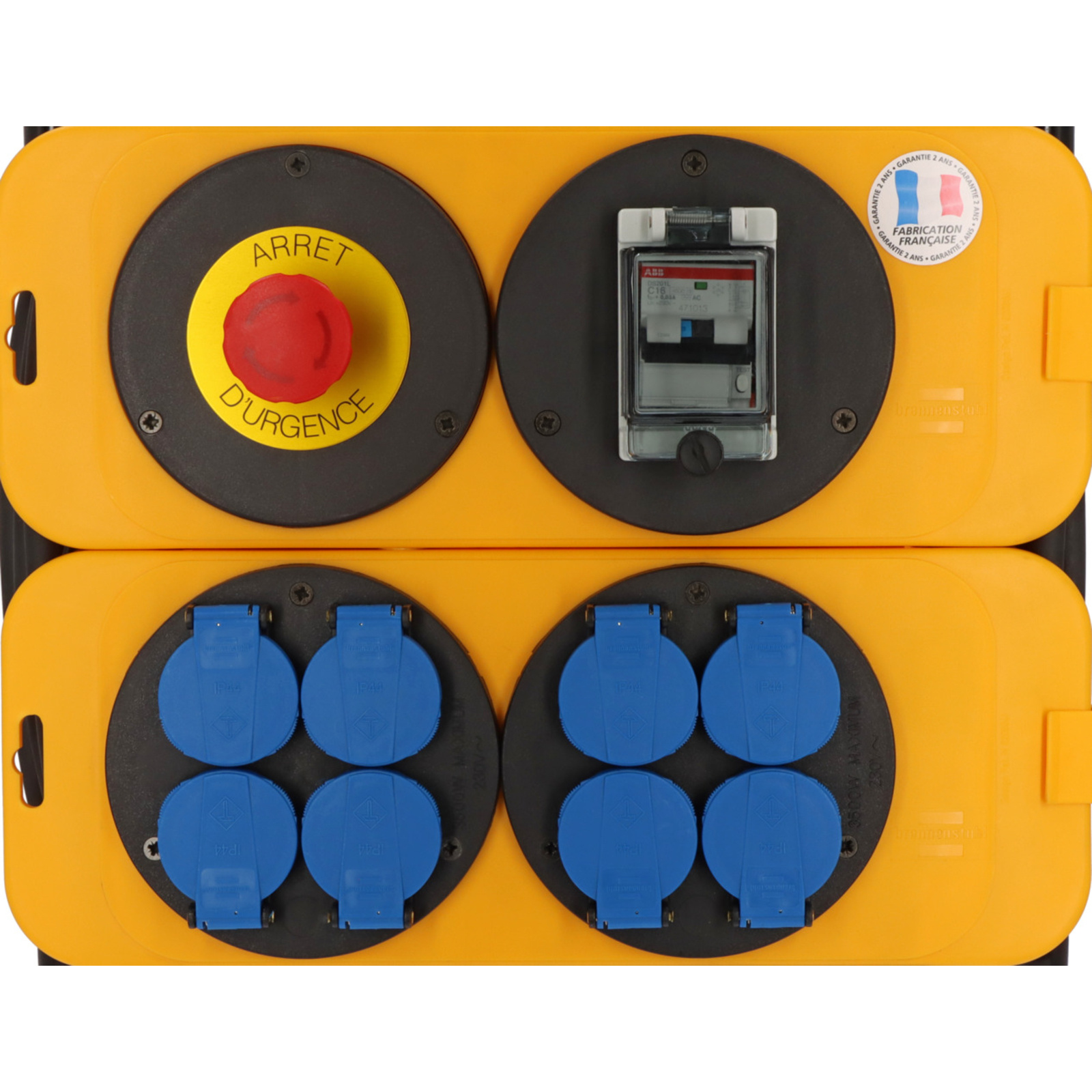 Coffret électrique mobile SC 8M/16/AU 5m H07RN-F 3G2,5 IP44 BRENNENSTUHL - 1153761
