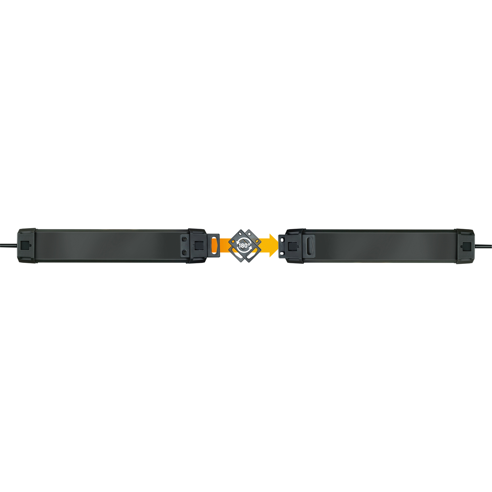 Multiprise Premium Plus 8 prises avec interrupteur noire 3m H05VV-F 3G1,5 BRENNENSTUHL - 1156001068