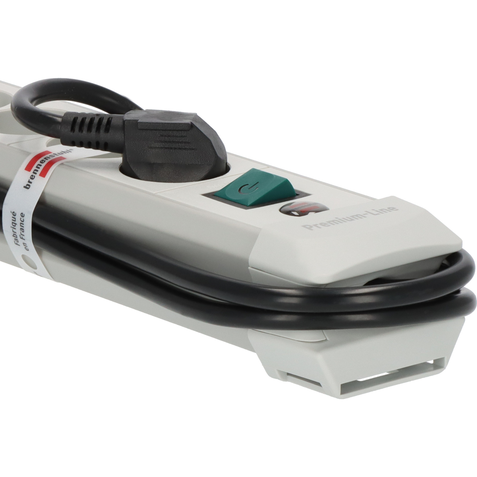 Multiprise Premium Plus 8 prises avec interrupteur grise 3m H05VV-F 3G1,5 BRENNENSTUHL - 1156551068