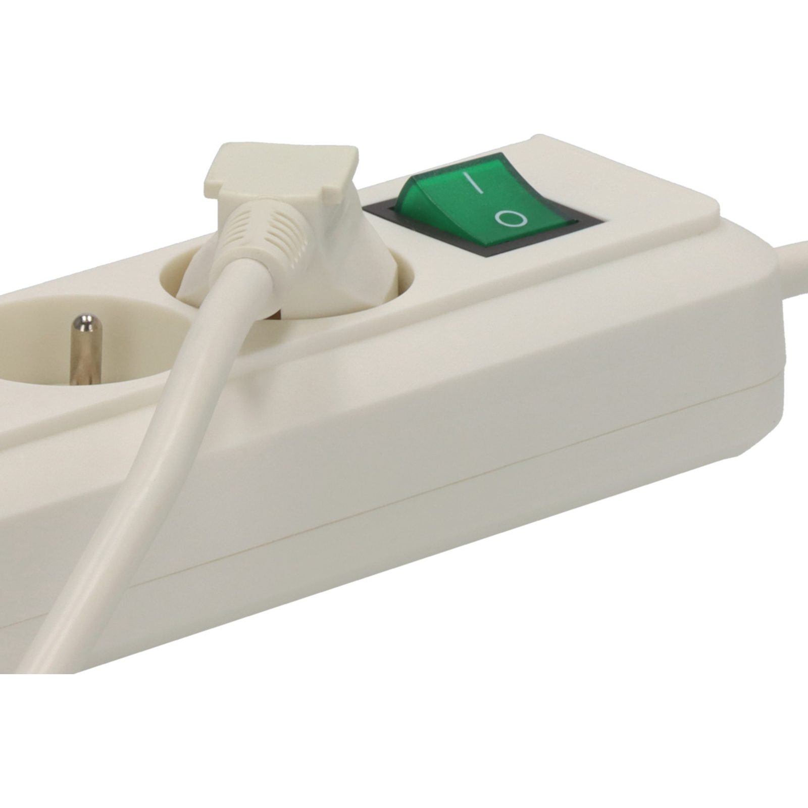 Multiprise Eco-Line 8 prises avec interrupteur blanche 3m H05VV-F 3G1,5 BRENNENSTUHL - 1159321018