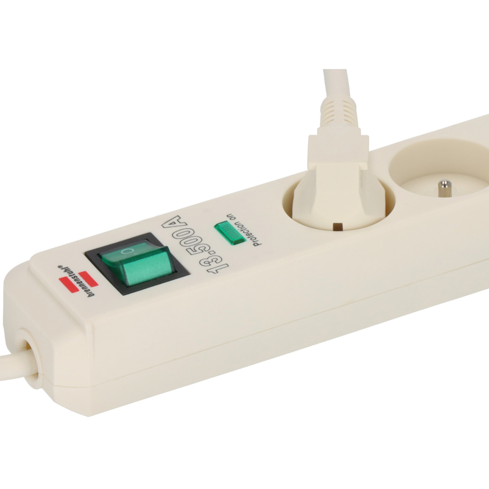 Multiprise Eco-Line 4 prises avec parasurtenseur 13500A blanc 1,4m H05VV-F 3G1 BRENNENSTUHL - 1159721