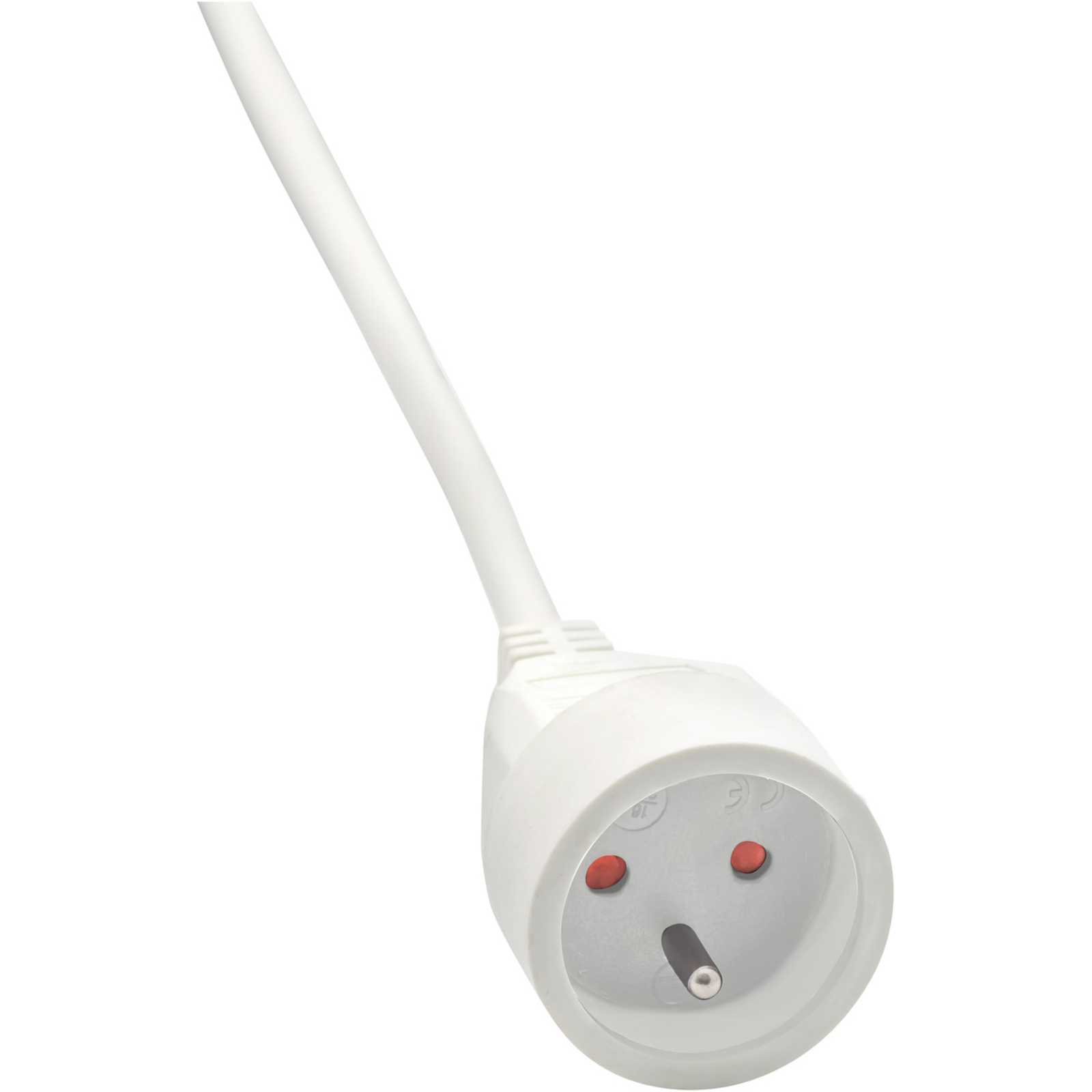 Rallonge électrique avec fiche plate blanche 5m H05VV-F 3G1,5 BRENNENSTUHL - 1161821025