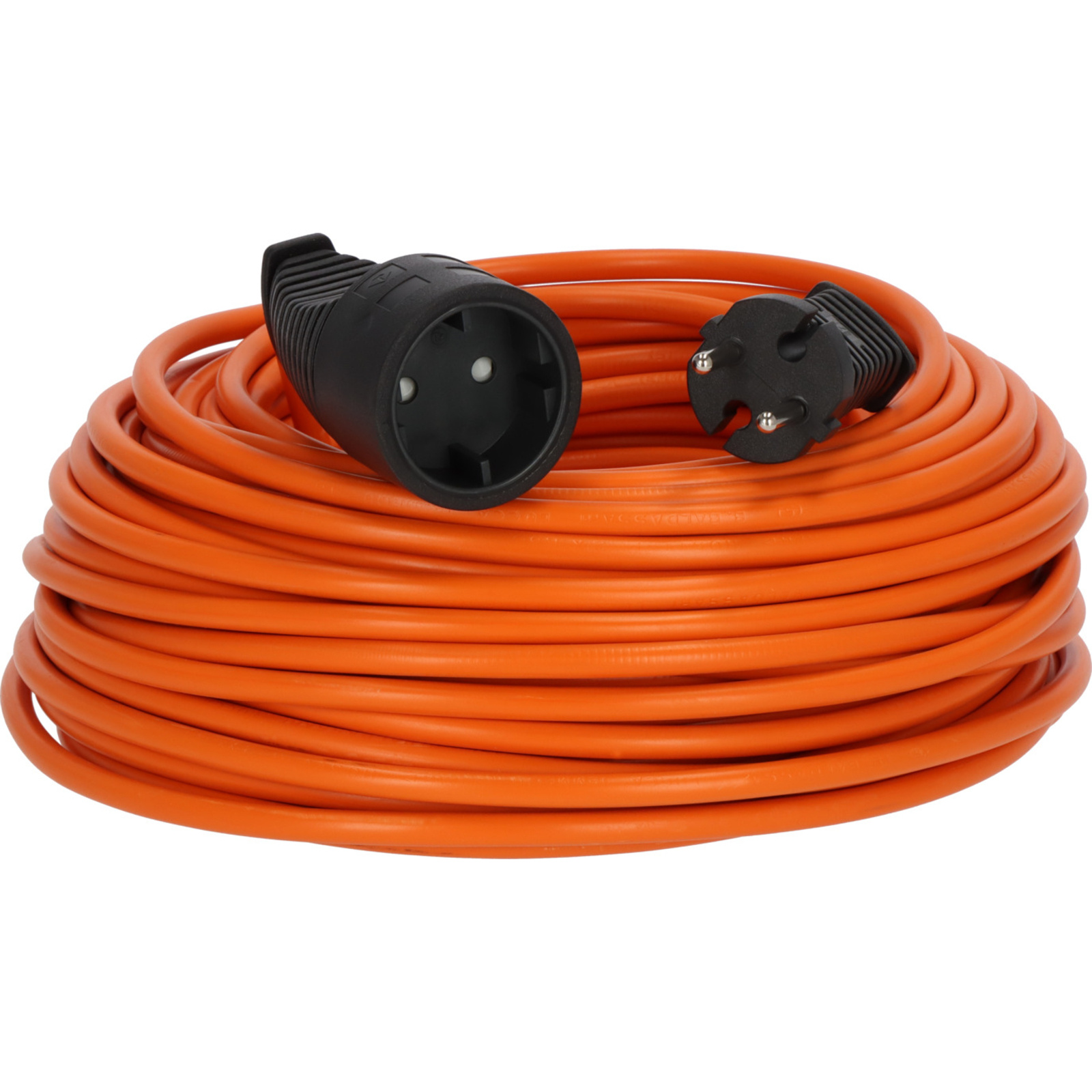 Rallonge électrique 2P sans terre orange 40m H05VV-F 2x1,5 BRENNENSTUHL - 1162401