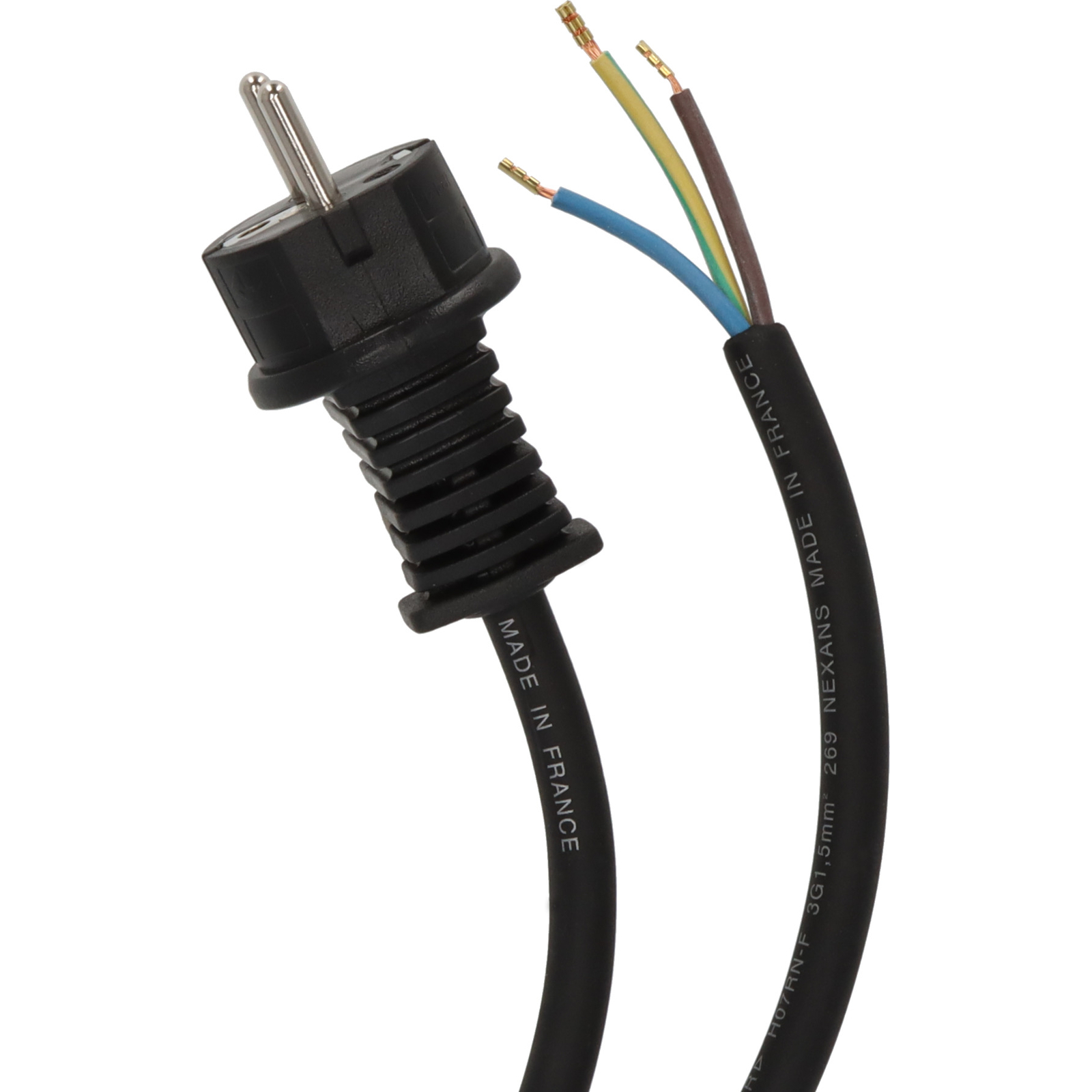 Cordon d'alimentation avec une extrémité aux fils dégainés 3m H07RN-F 3G1,5 no BRENNENSTUHL - 1169131