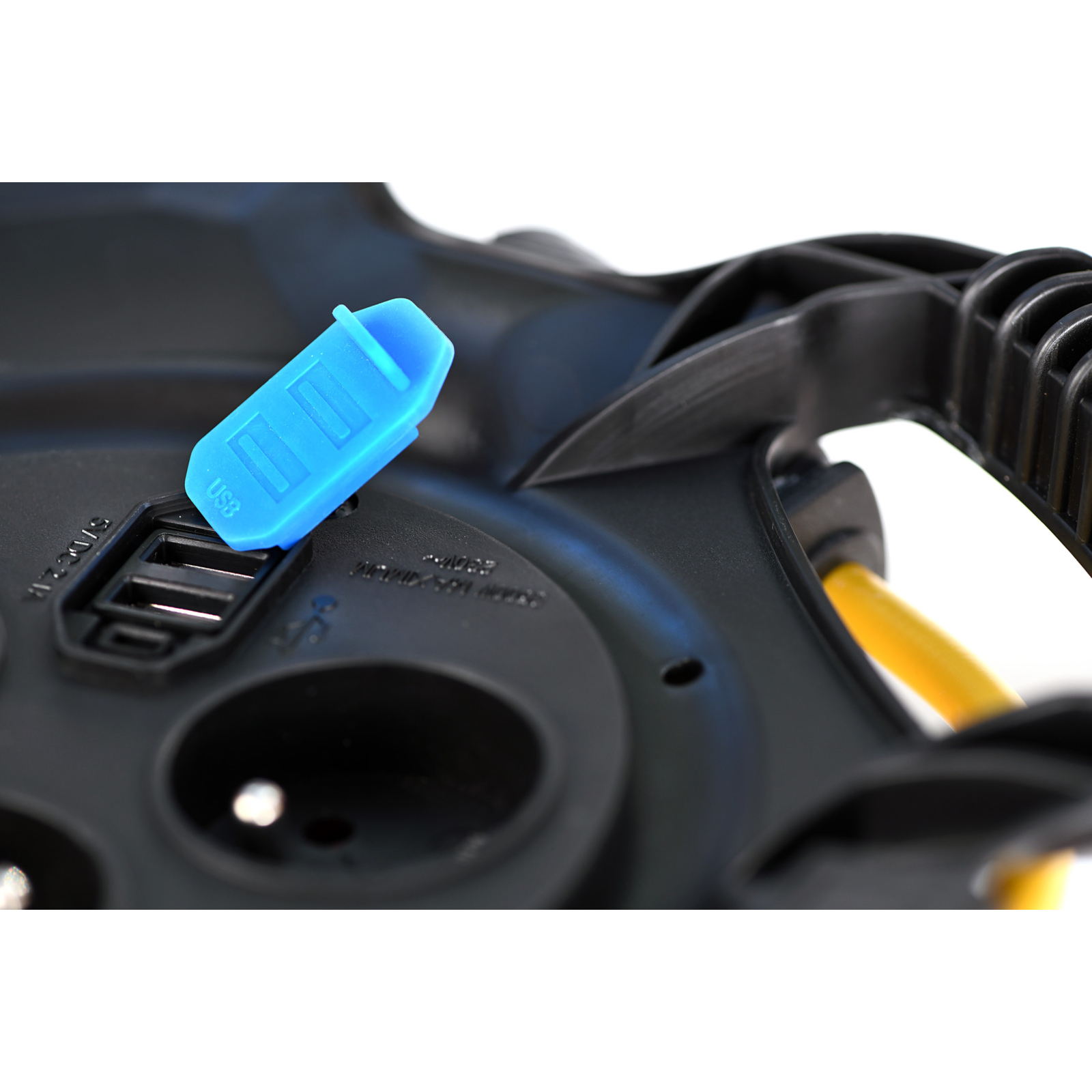 Enrouleur de câble X-GUM avec ports USB A 15m H05VV-F 3G1,5 jaune BRENNENSTUHL - 1169771150