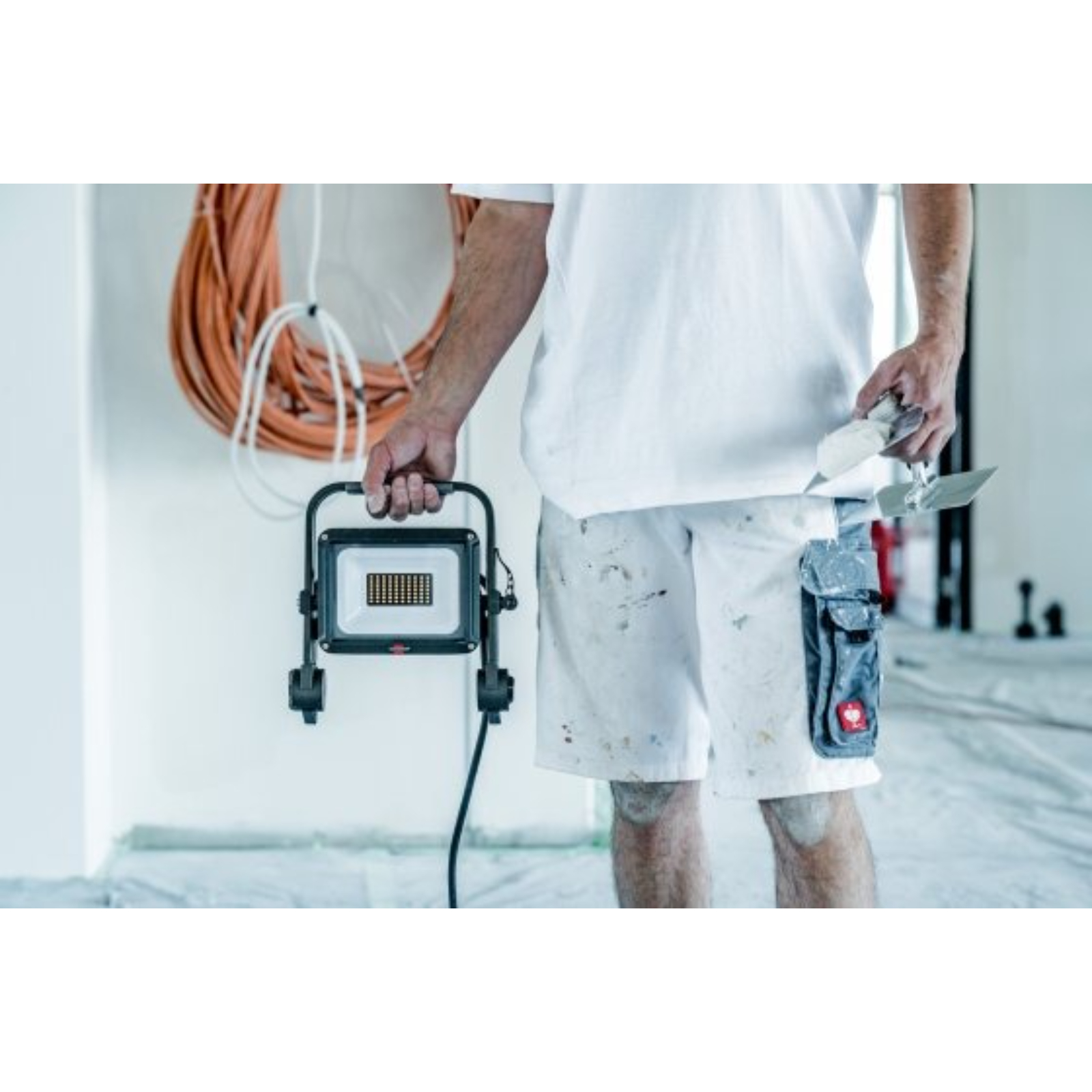 Projecteur de chantier LED portable JARO MRA 4060 MRA 3300lm 4000K Ra97 5m  BRENNENSTUHL - 1173700022
